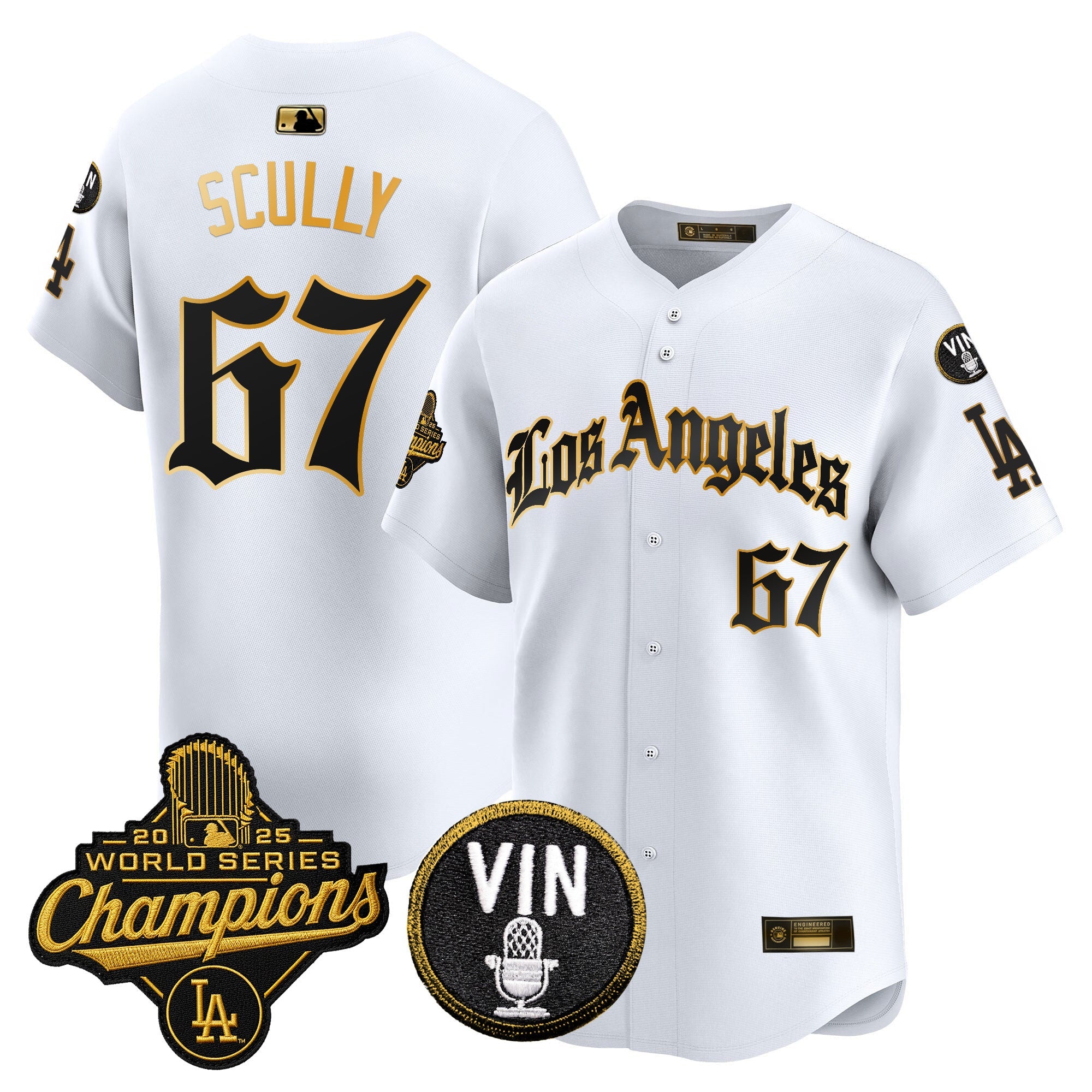 Men’s 2025 World Series Champions Vapor Premier Limited Jersey – LA Gothic Edition