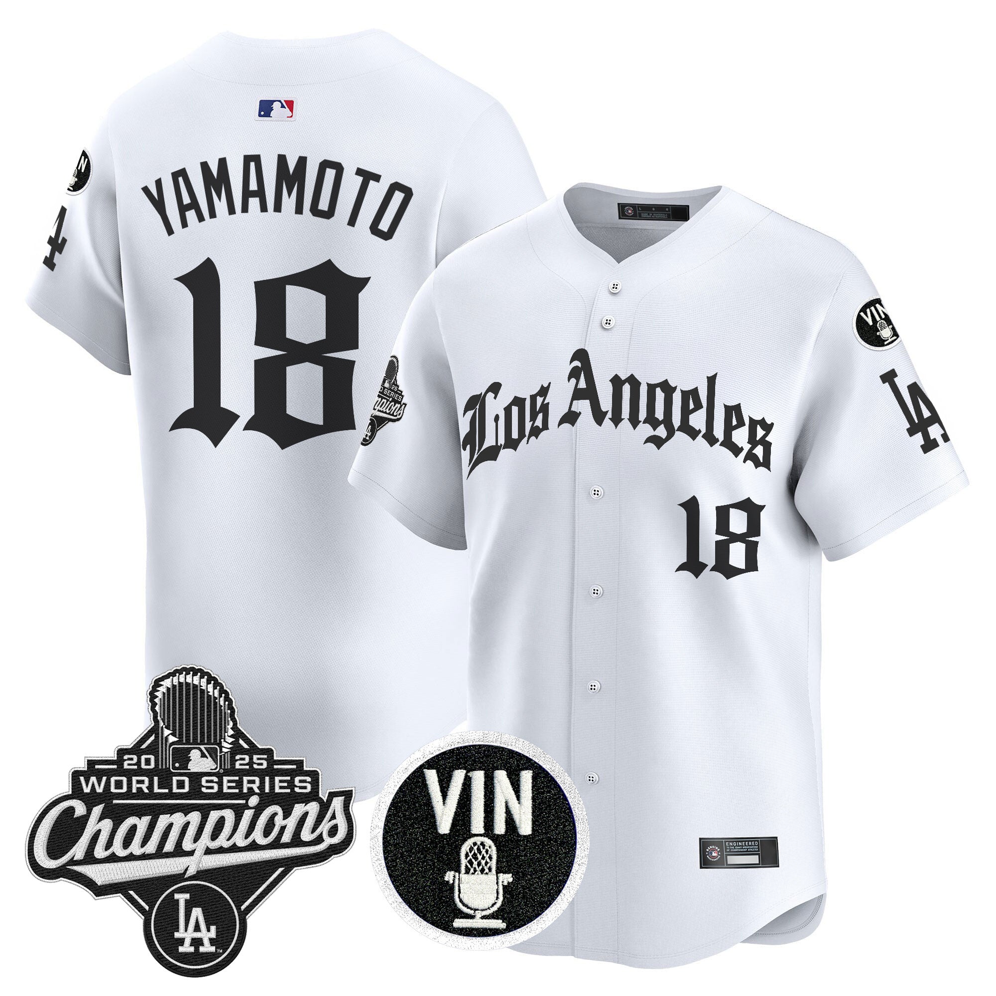Men’s 2025 World Series Champions Vapor Premier Limited Jersey – LA Gothic Edition