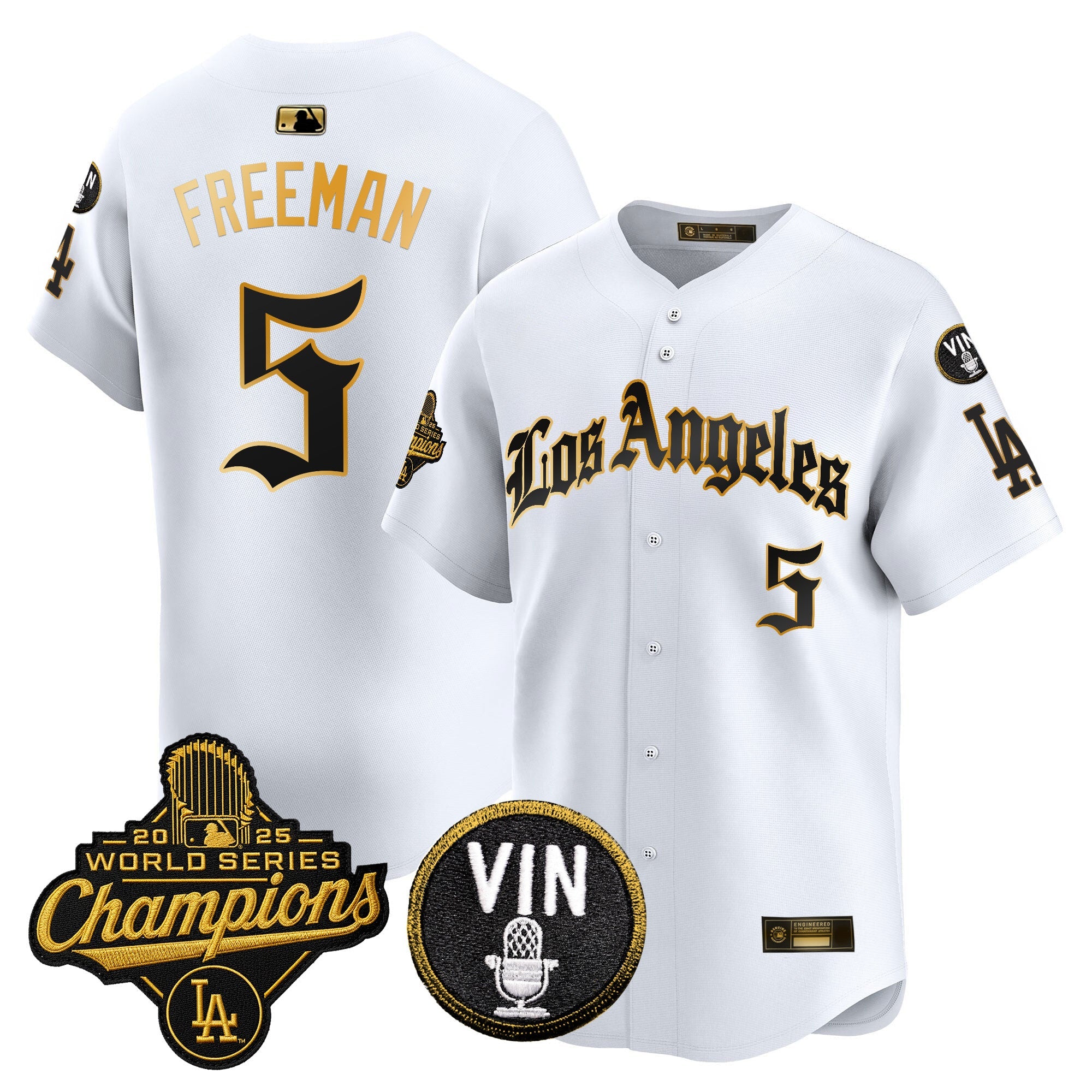 Men’s 2025 World Series Champions Vapor Premier Limited Jersey – LA Gothic Edition