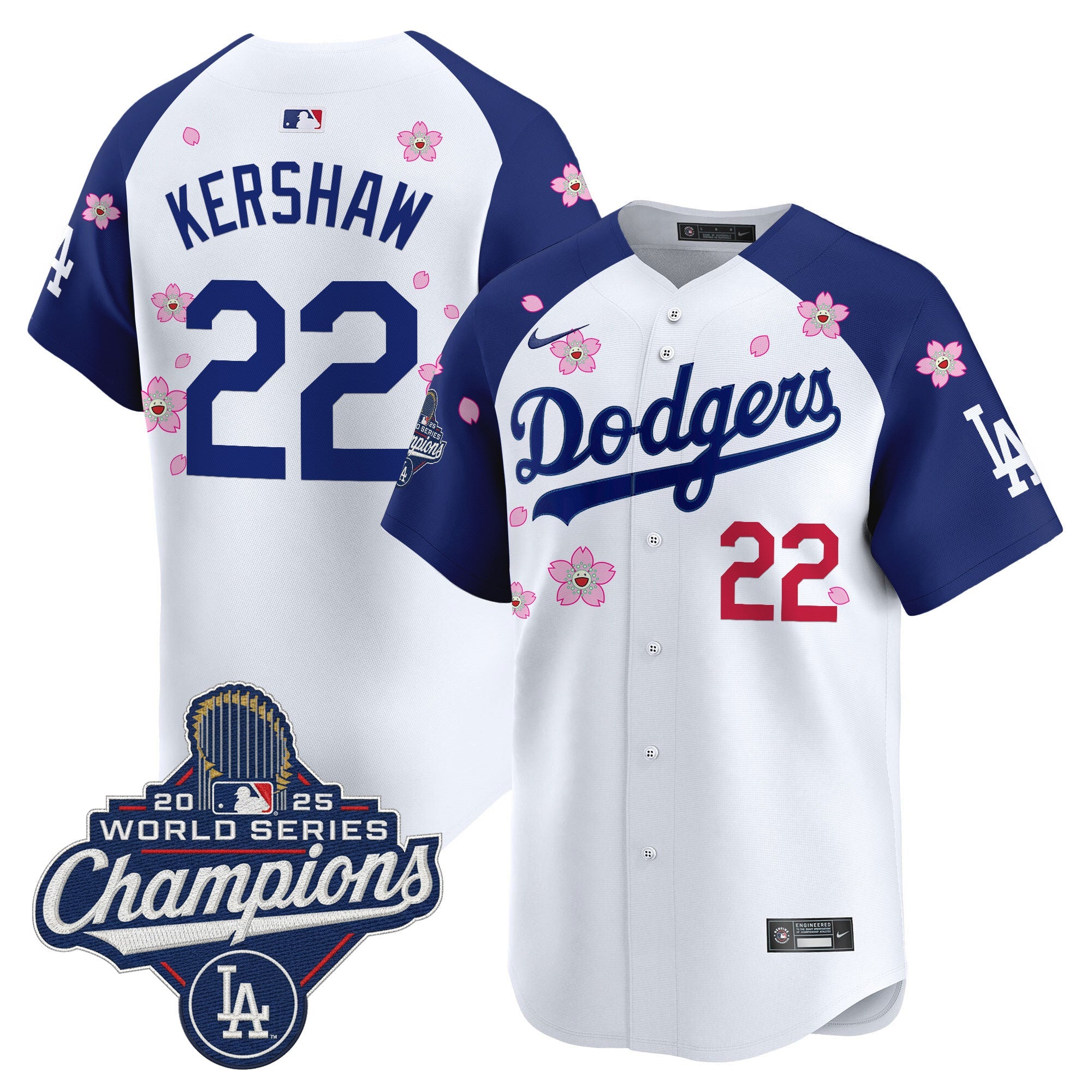 Men’s 2025 World Series Champions x Tokyo Series Vapor Premier Limited Jersey – Stitched