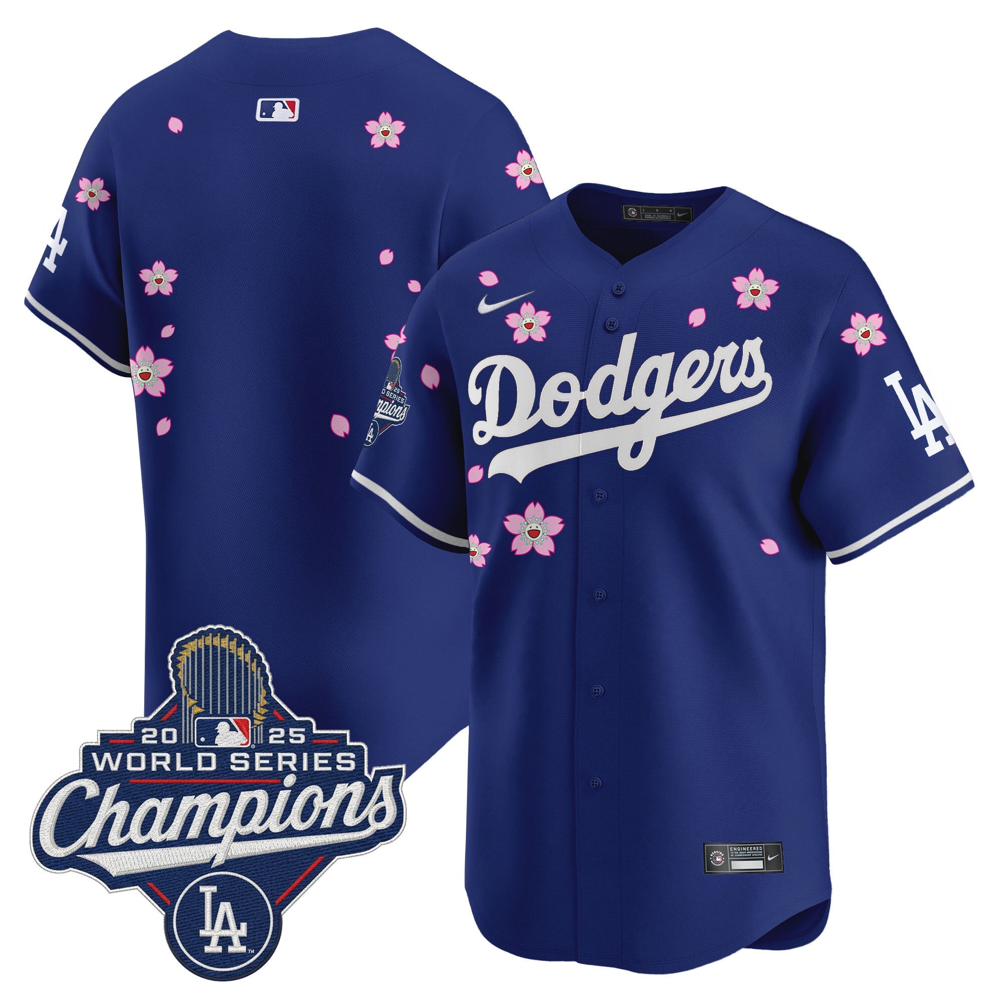 Men’s 2025 World Series Champions x Tokyo Series Vapor Premier Limited Jersey – Stitched