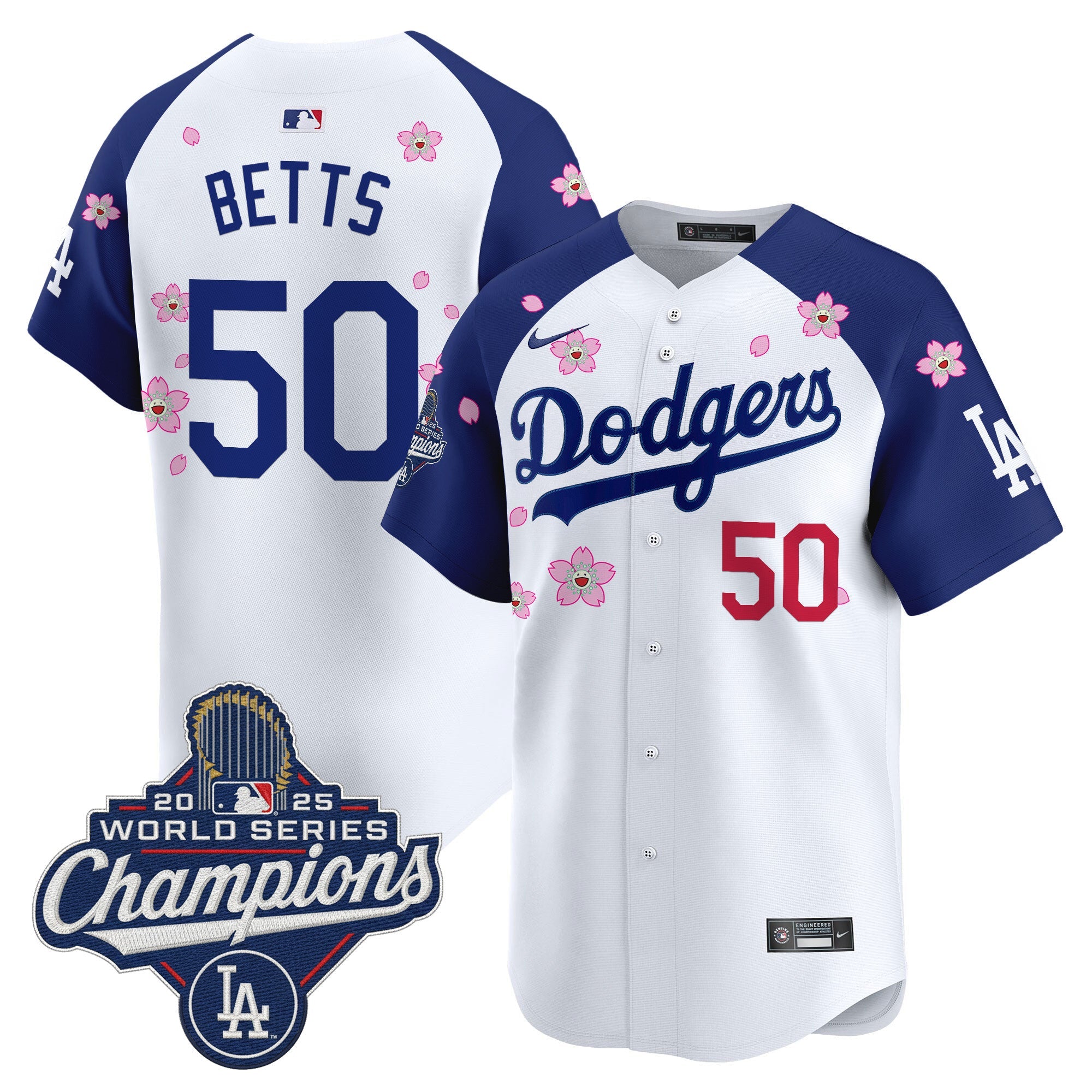 Men’s 2025 World Series Champions x Tokyo Series Vapor Premier Limited Jersey – Stitched