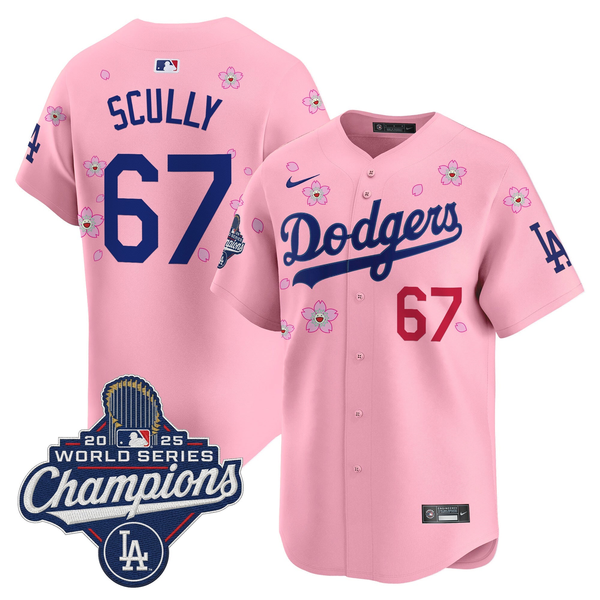 Men’s 2025 World Series Champions x Tokyo Series Vapor Premier Limited Jersey – Stitched