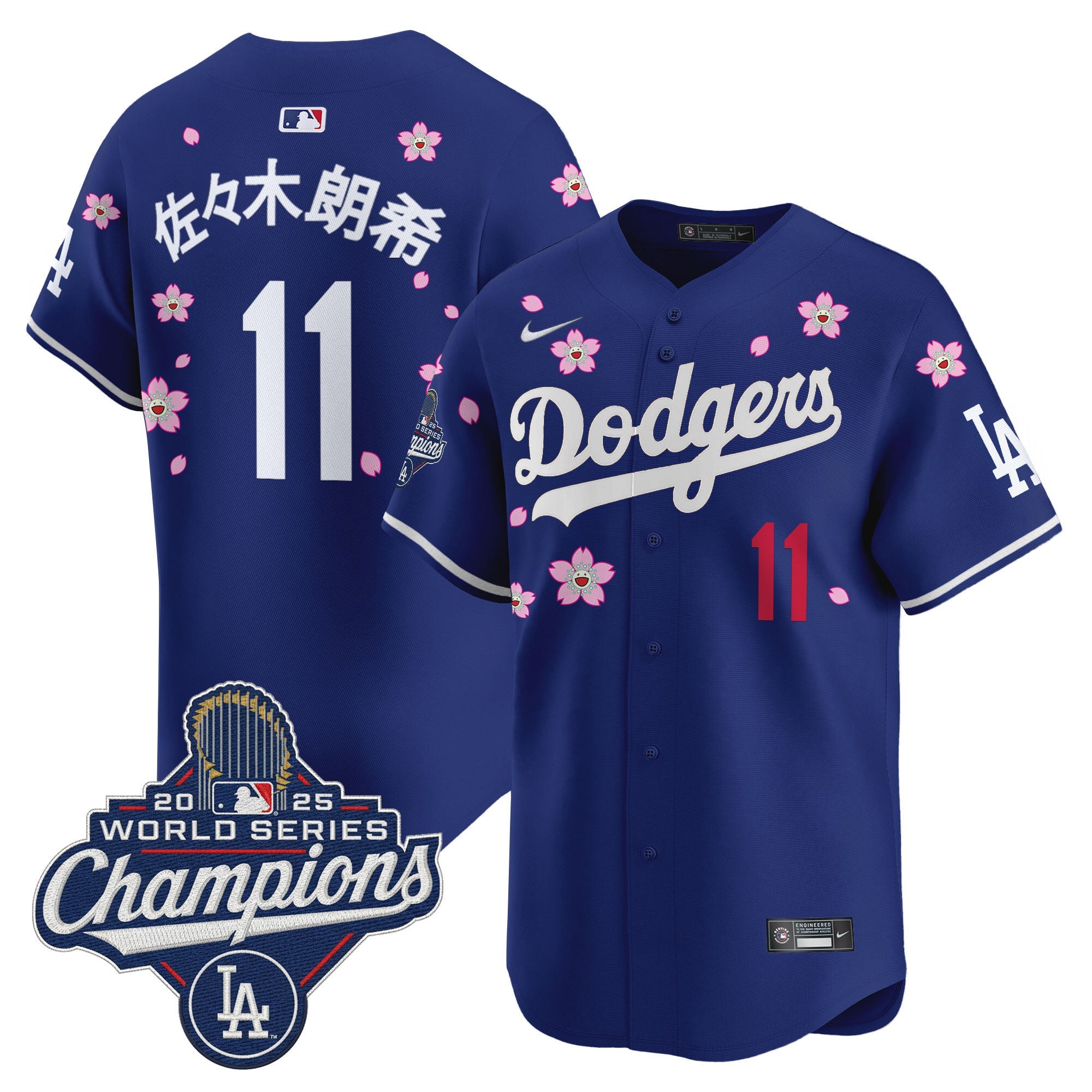 Men’s 2025 World Series Champions x Tokyo Series Vapor Premier Limited Jersey – Stitched
