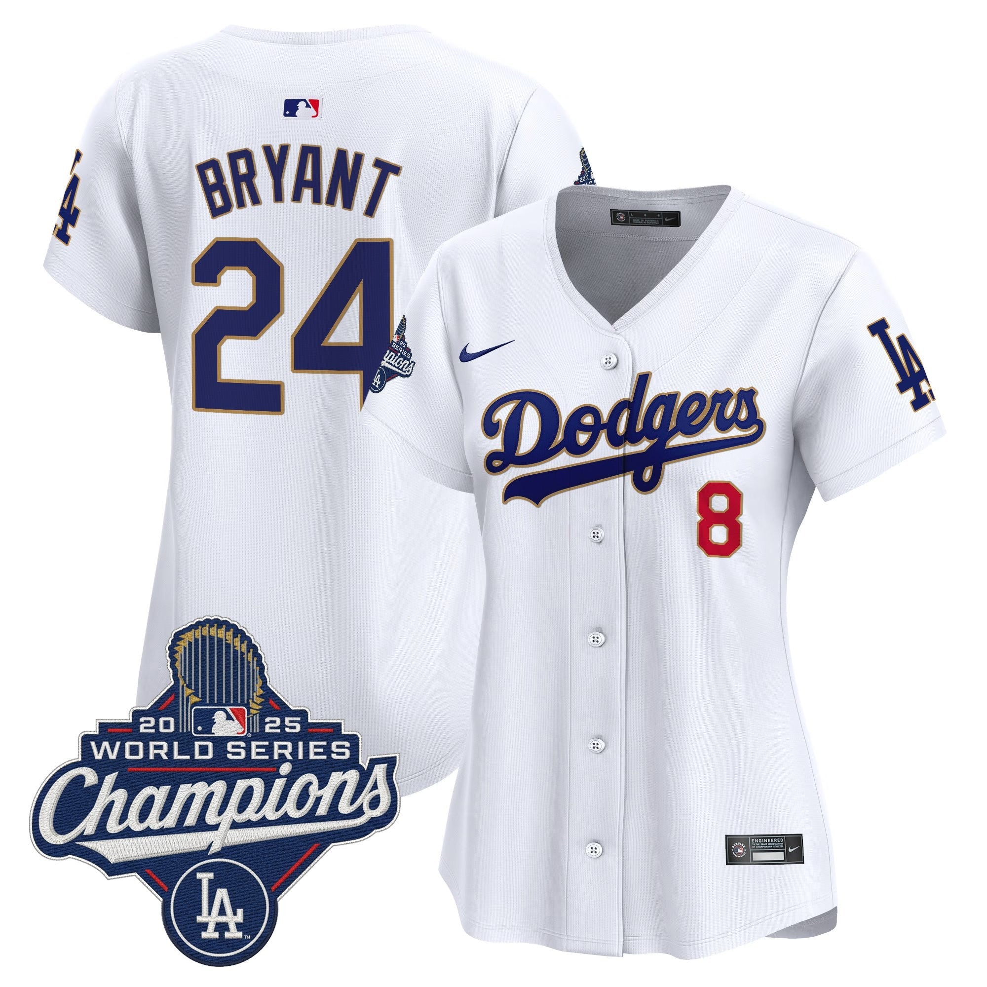 Women’s 2025 World Series Champions Patch Gold Trim Vapor Premier Limited Jersey
