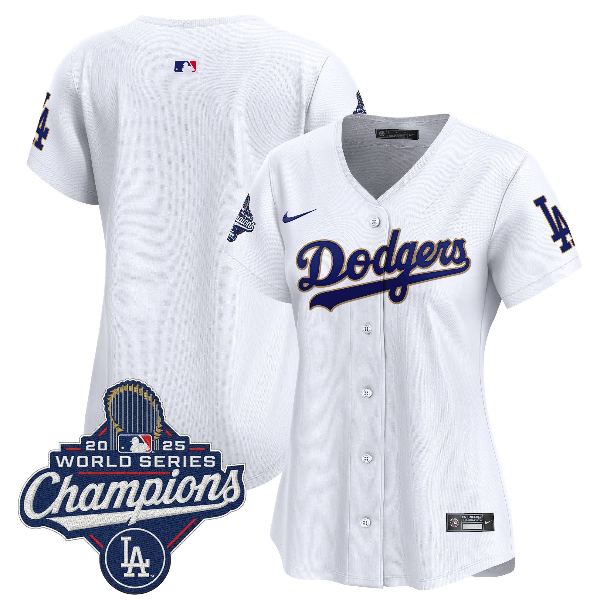 Women’s 2025 World Series Champions Patch Gold Trim Vapor Premier Limited Jersey