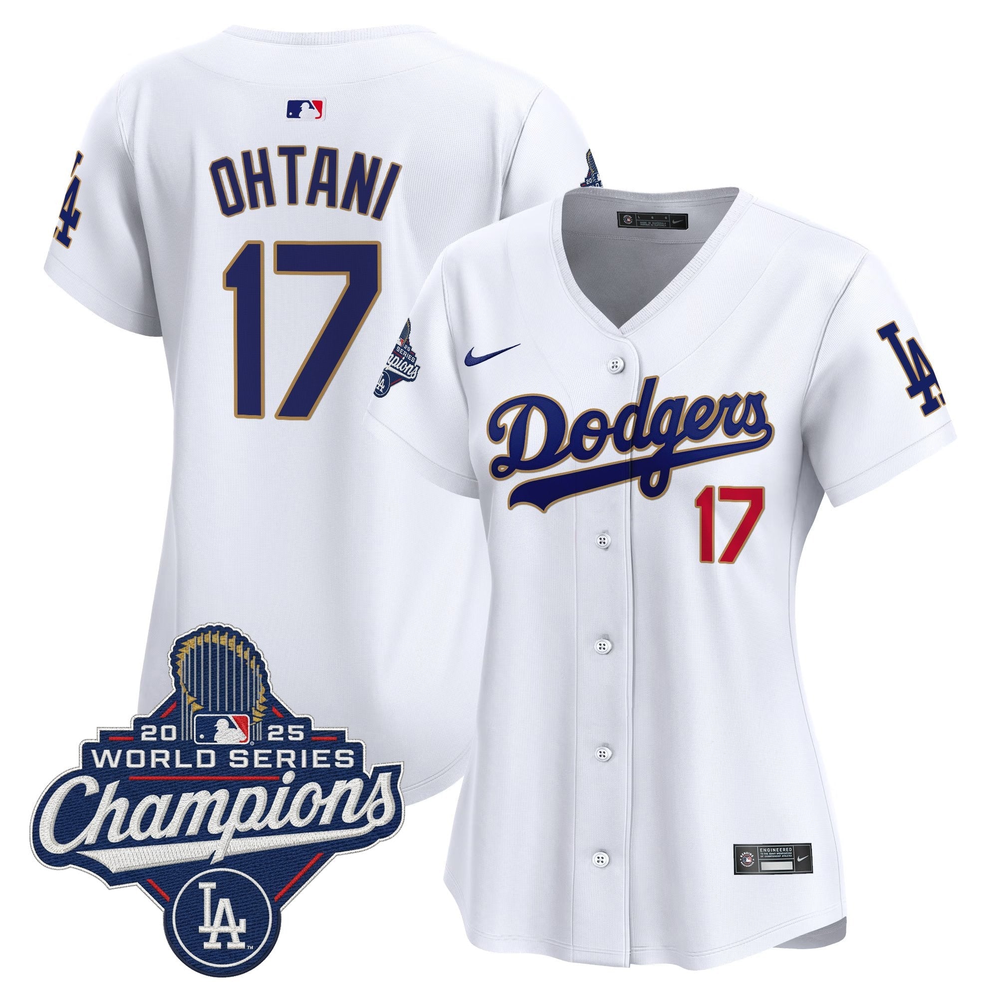 Women’s 2025 World Series Champions Patch Gold Trim Vapor Premier Limited Jersey