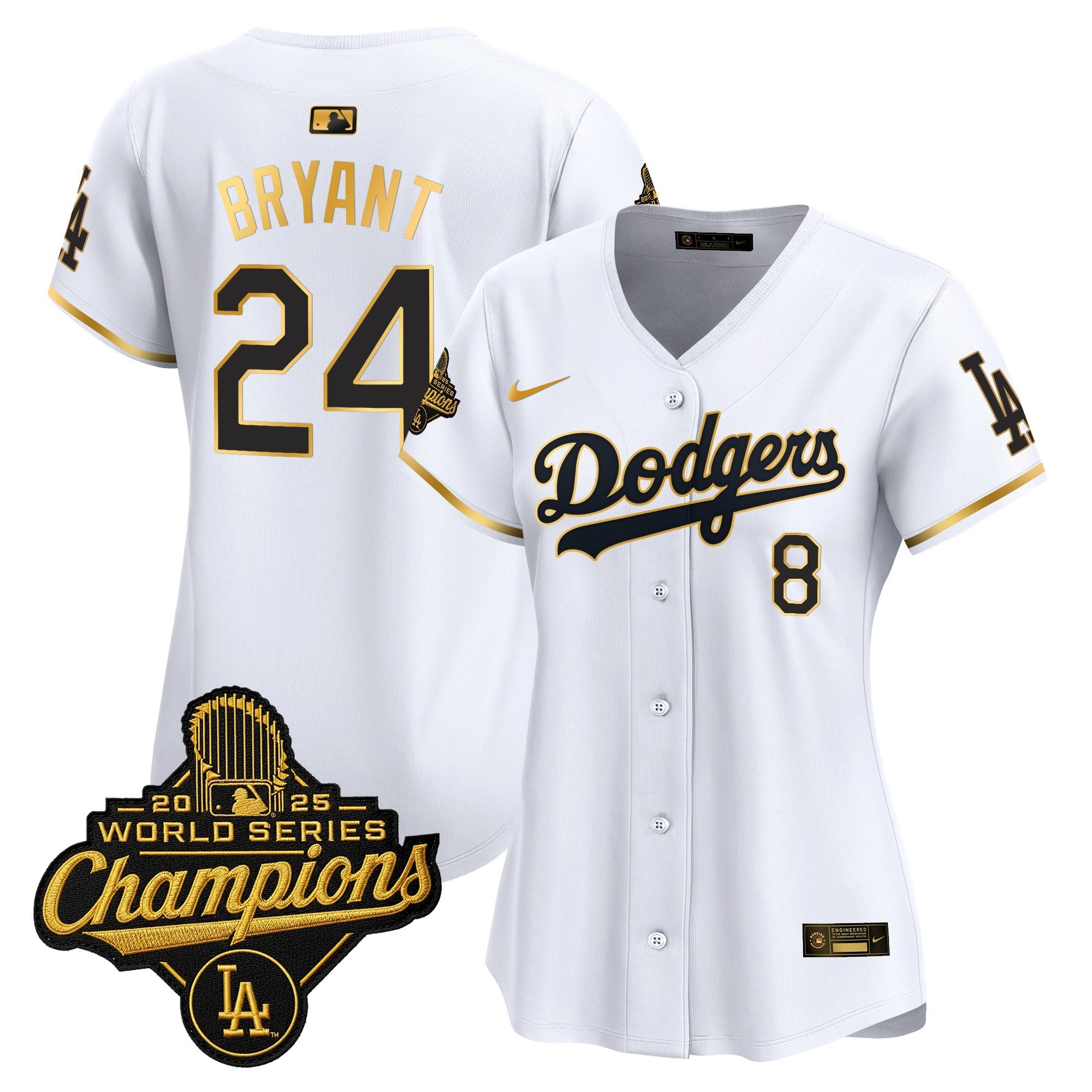 Women’s 2025 World Series Champions Patch Gold Trim Vapor Premier Limited Jersey