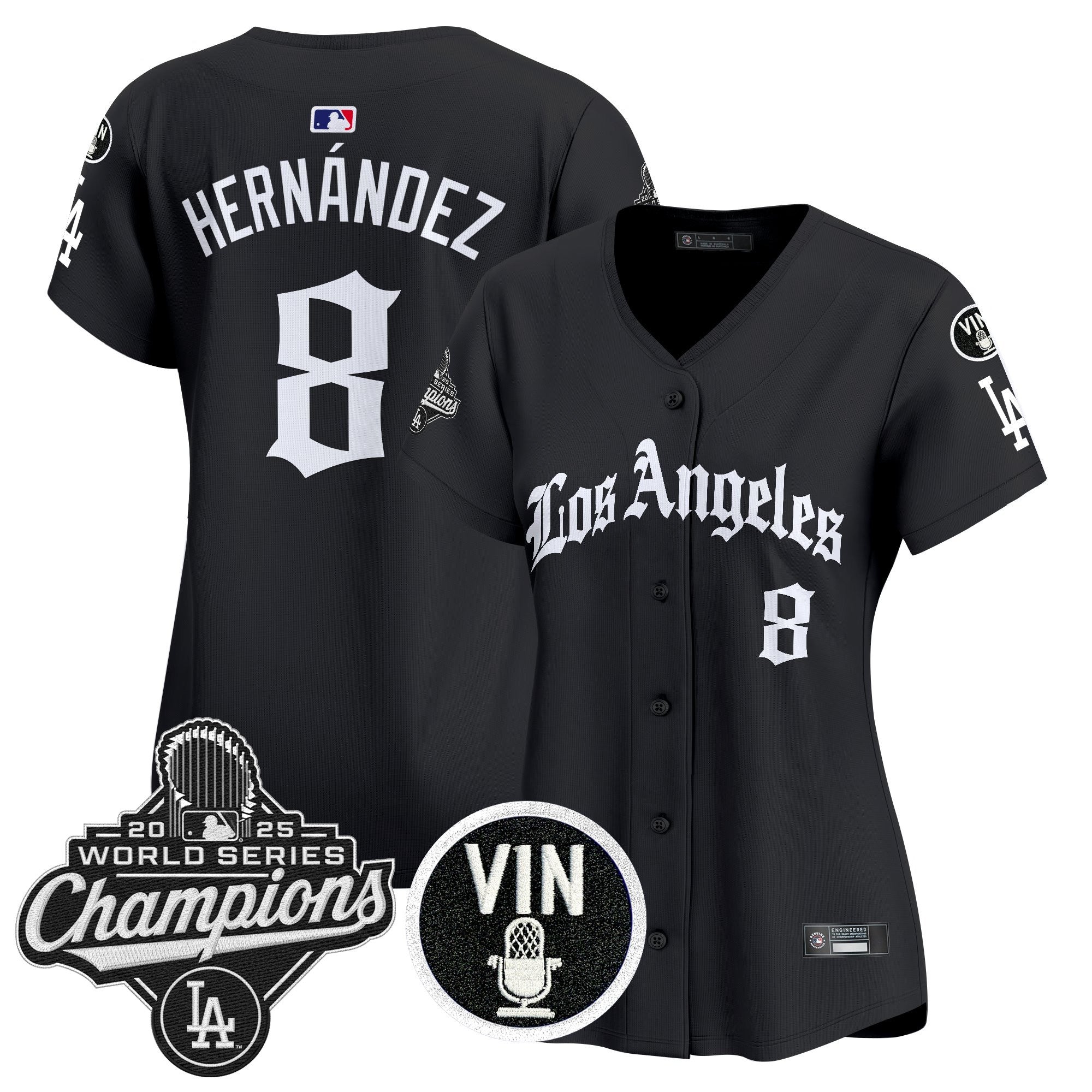 Women’s 2025 World Series Champions Vapor Premier Limited Jersey – LA Gothic Edition