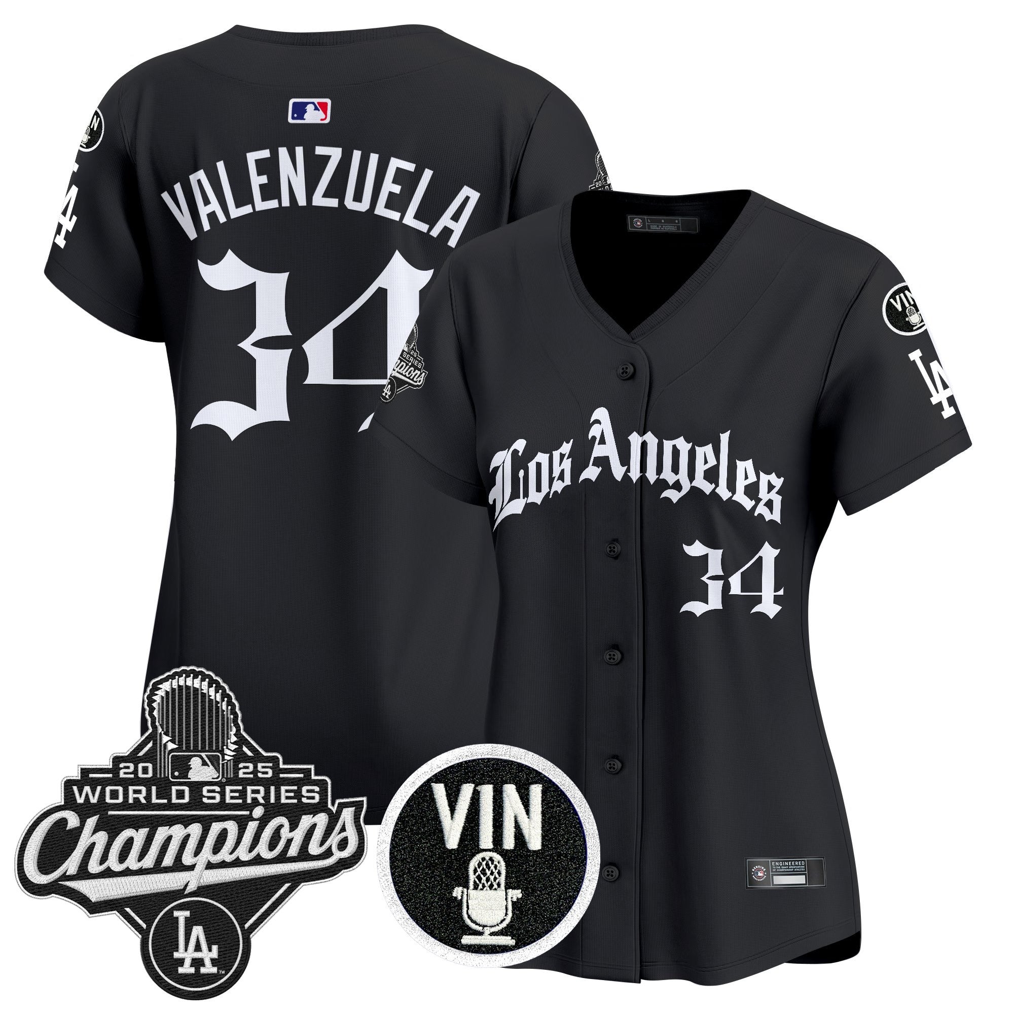 Women’s 2025 World Series Champions Vapor Premier Limited Jersey – LA Gothic Edition