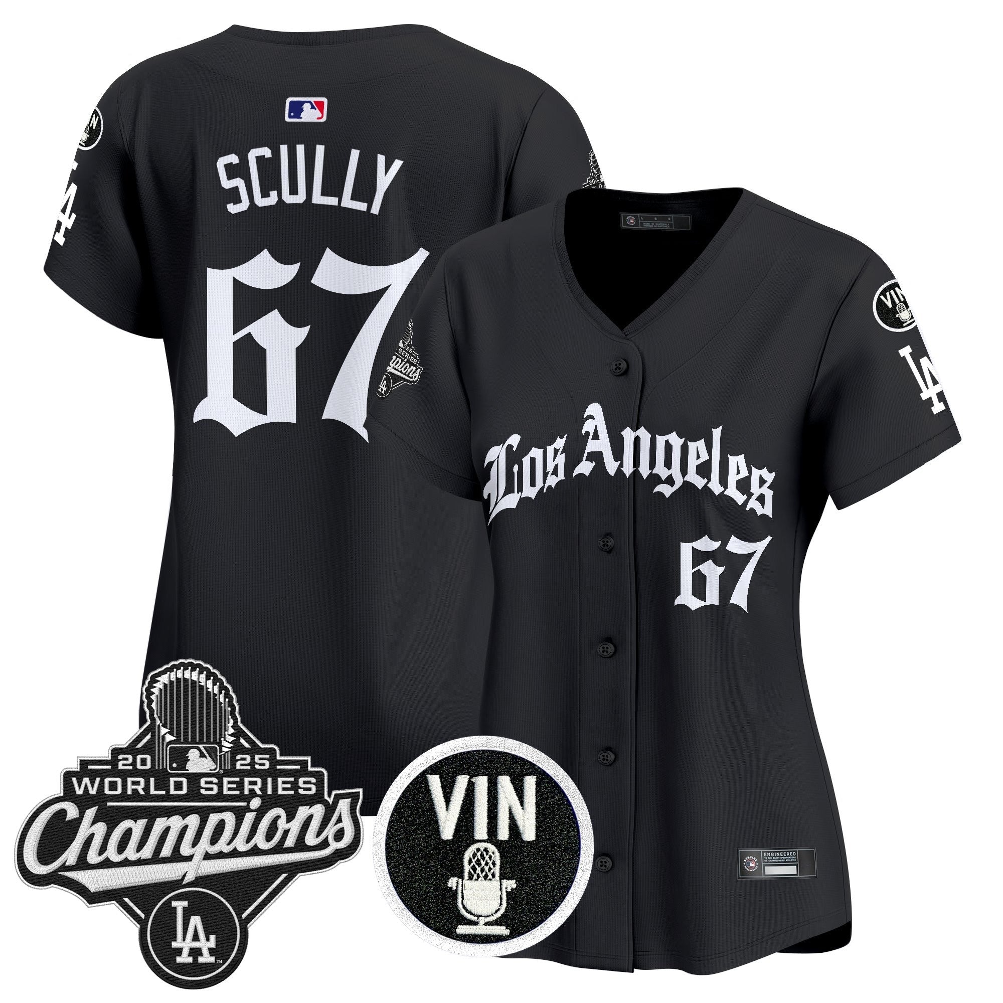 Women’s 2025 World Series Champions Vapor Premier Limited Jersey – LA Gothic Edition