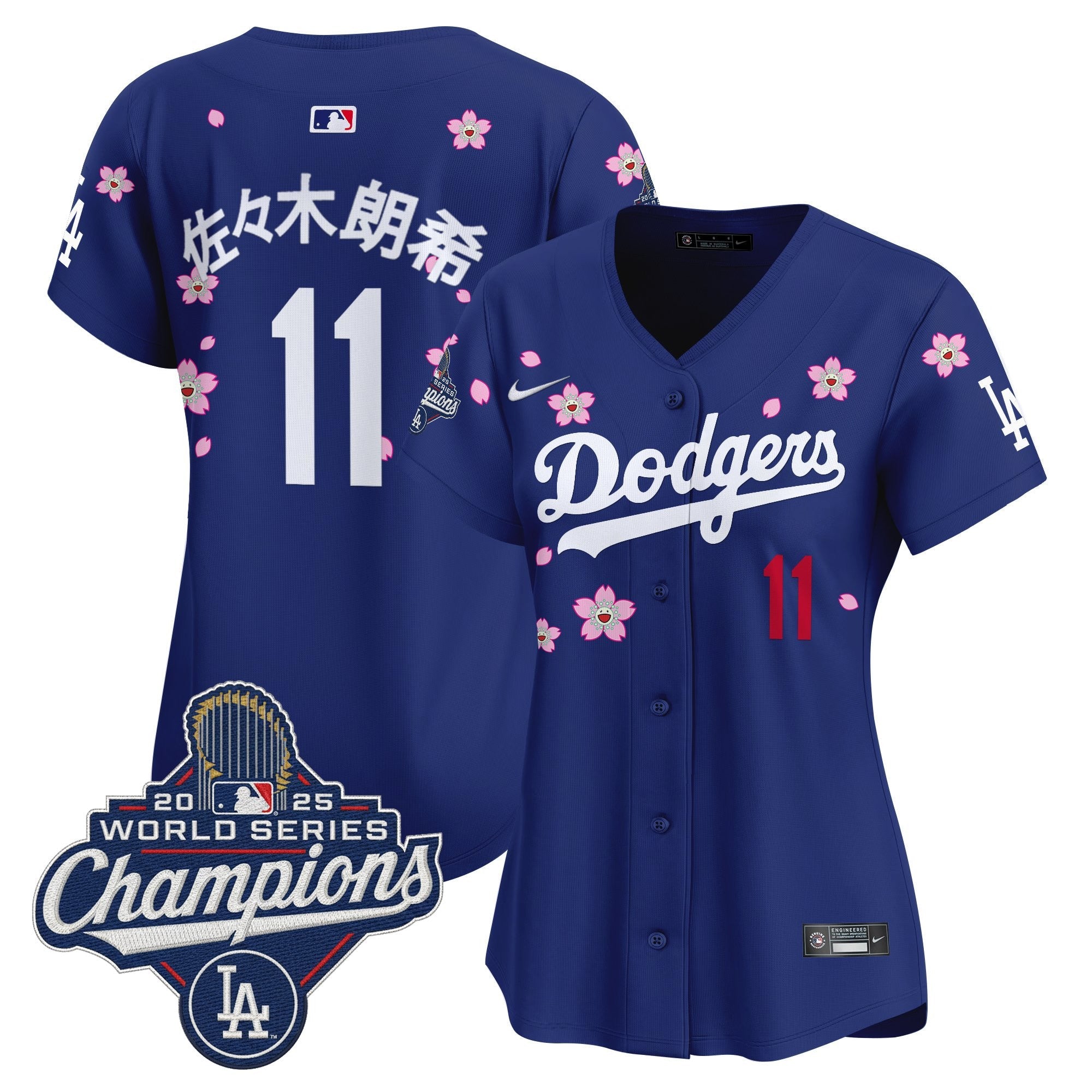 Women’s 2025 World Series Champions x Tokyo Series Vapor Premier Limited Jersey – Stitched