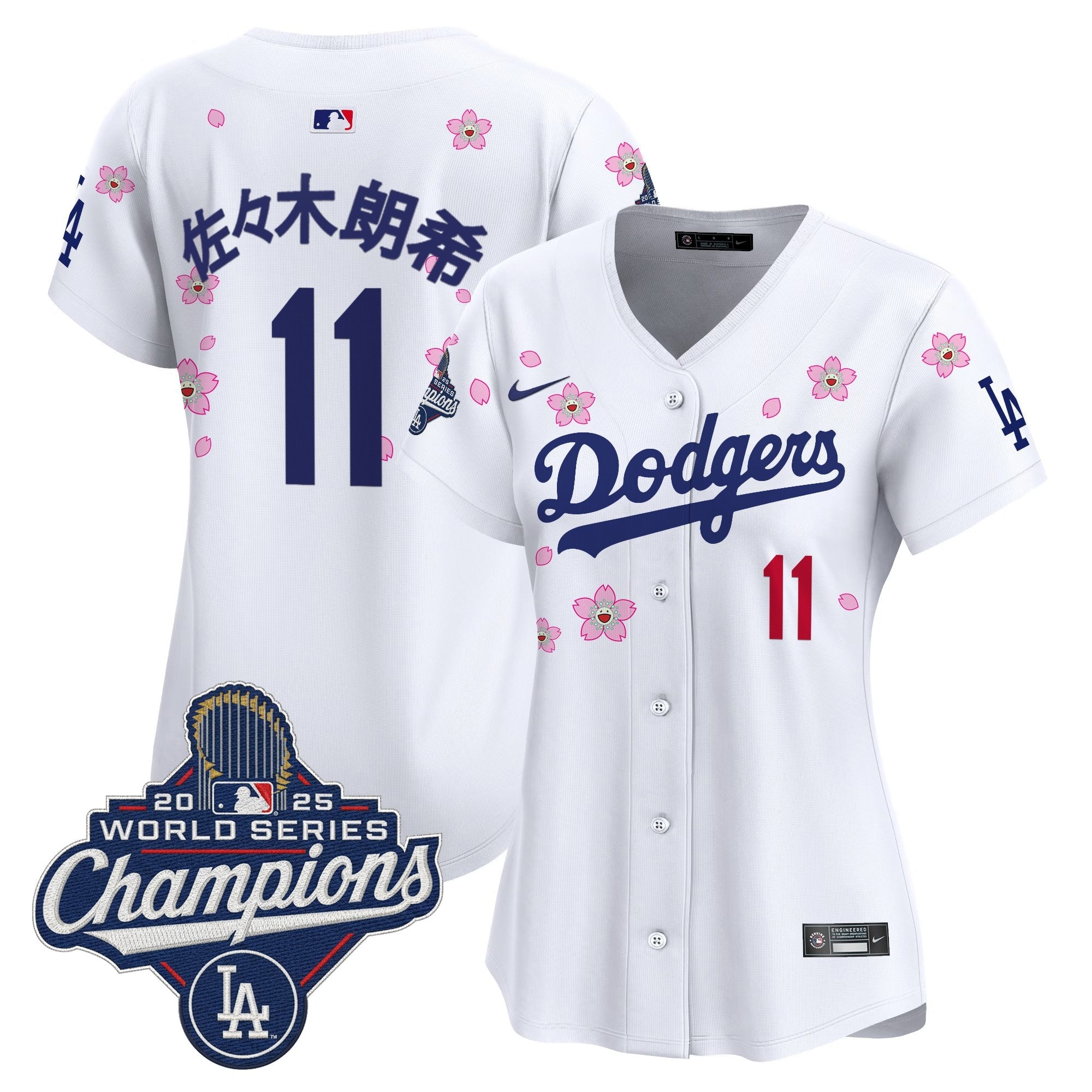 Women’s 2025 World Series Champions x Tokyo Series Vapor Premier Limited Jersey – Stitched