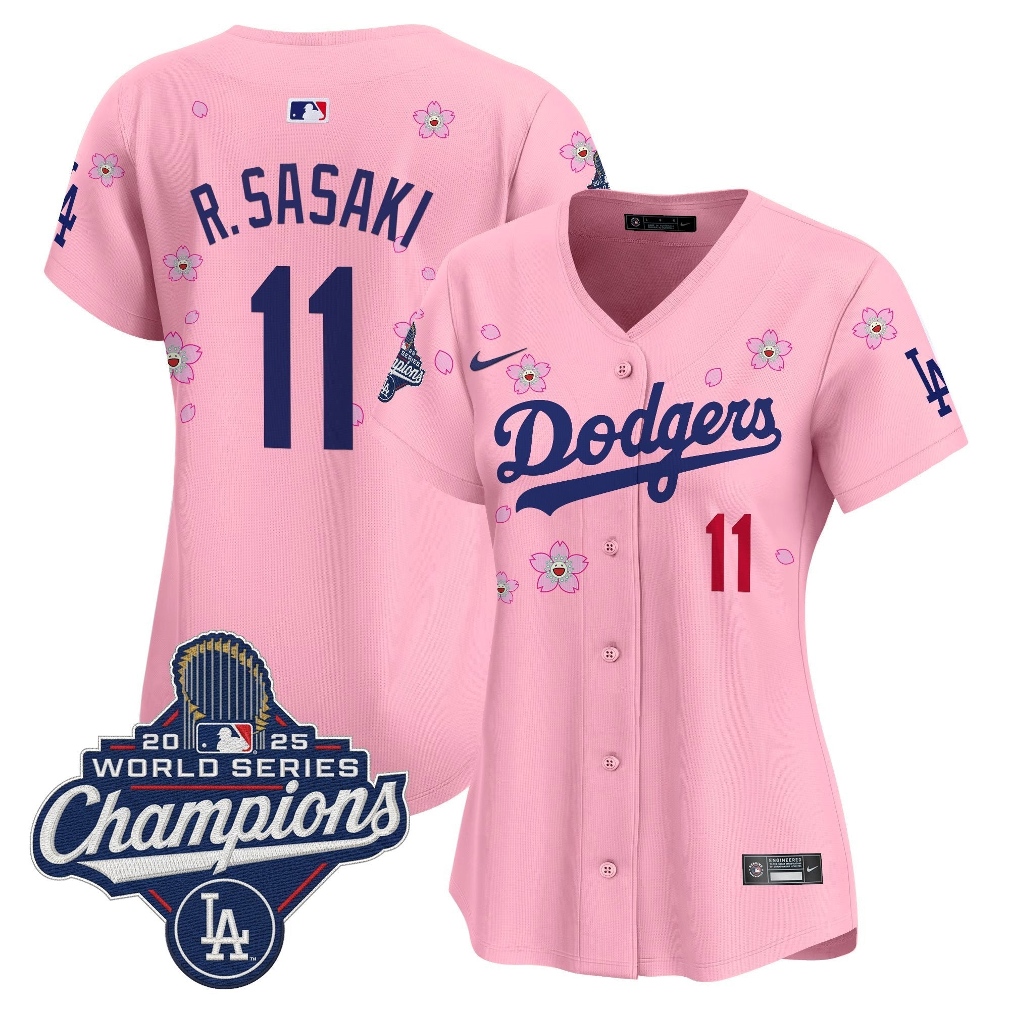 Women’s 2025 World Series Champions x Tokyo Series Vapor Premier Limited Jersey – Stitched