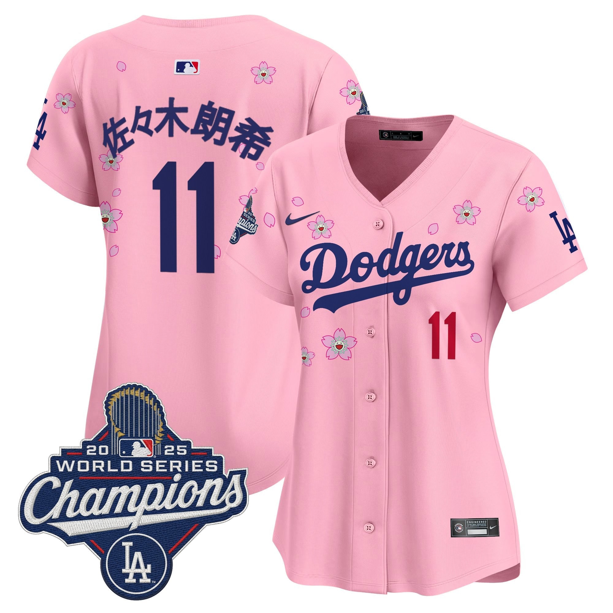 Women’s 2025 World Series Champions x Tokyo Series Vapor Premier Limited Jersey – Stitched