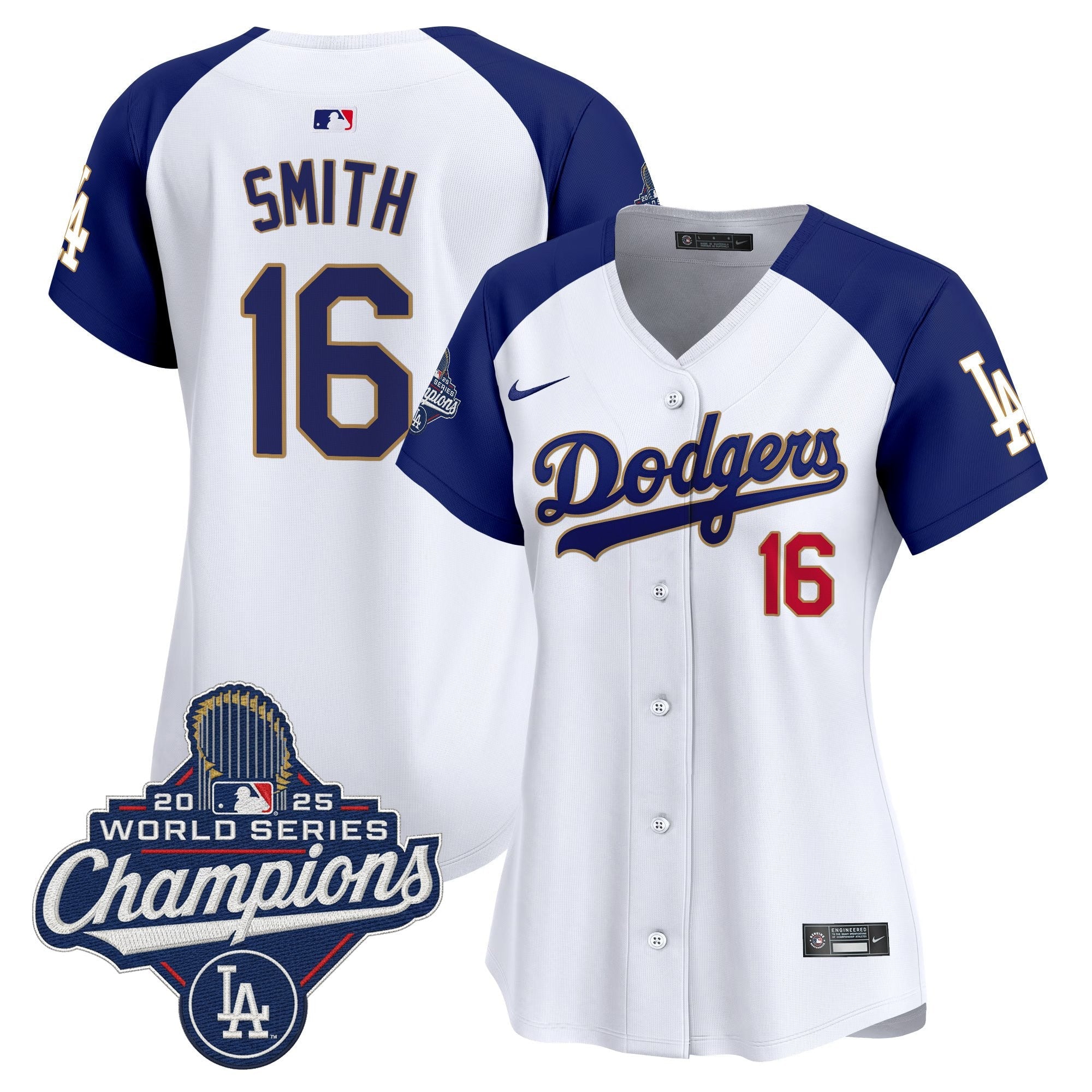 Women’s 2025 World Series Champions Patch Gold Trim Vapor Premier Limited Jersey