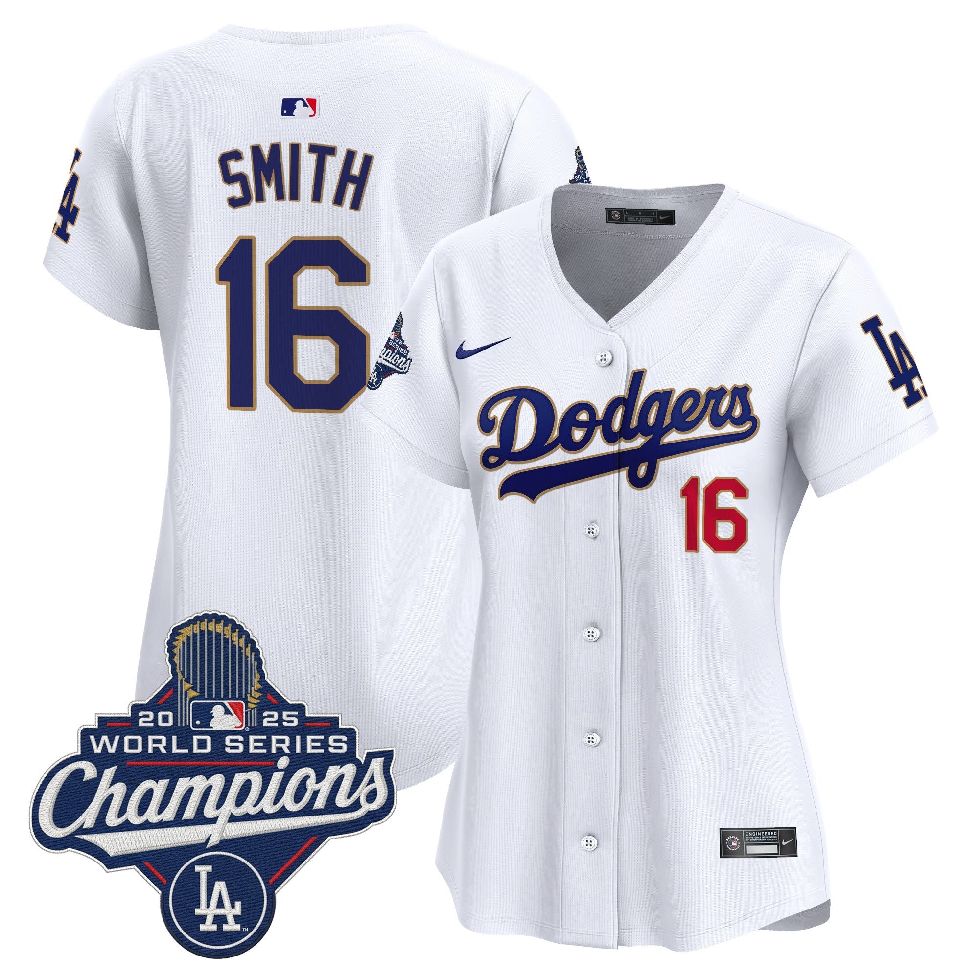 Women’s 2025 World Series Champions Patch Gold Trim Vapor Premier Limited Jersey