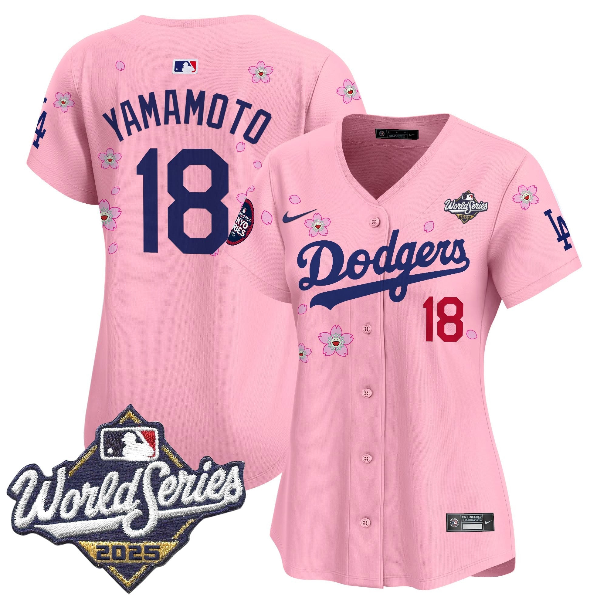 Women’s 2025 World Series x Tokyo Series Vapor Premier Limited Jersey V2 – Stitched