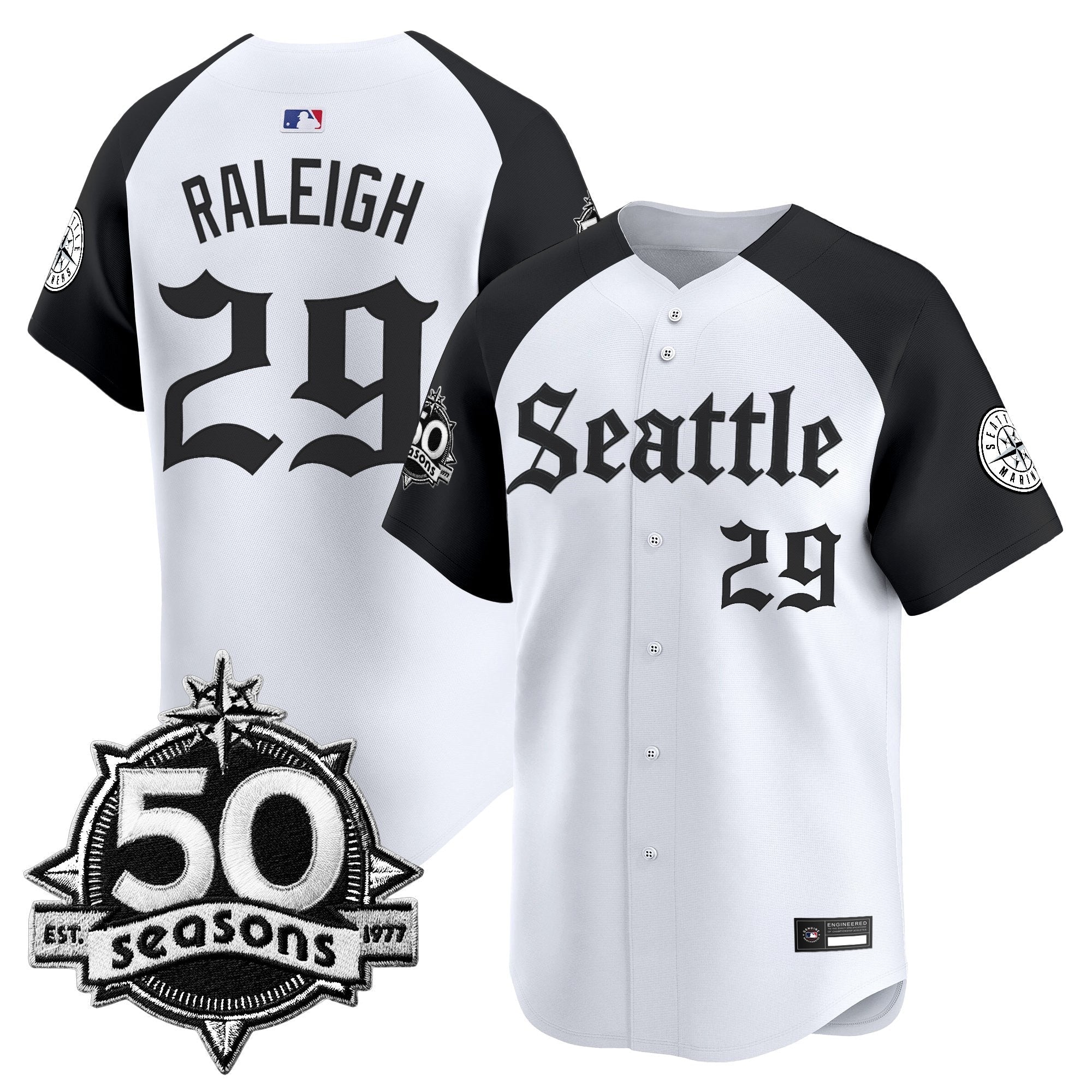 Men’s 50 Seasons Patch Vapor Premier Limited Jersey – Gothic Edition
