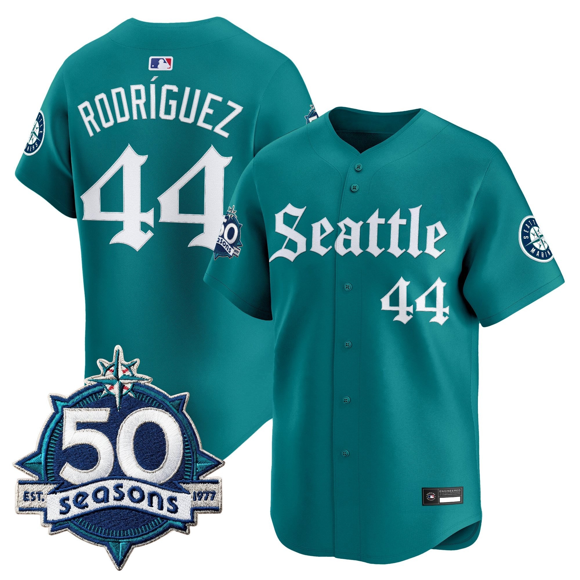Men’s 50 Seasons Patch Vapor Premier Limited Jersey – Gothic Edition