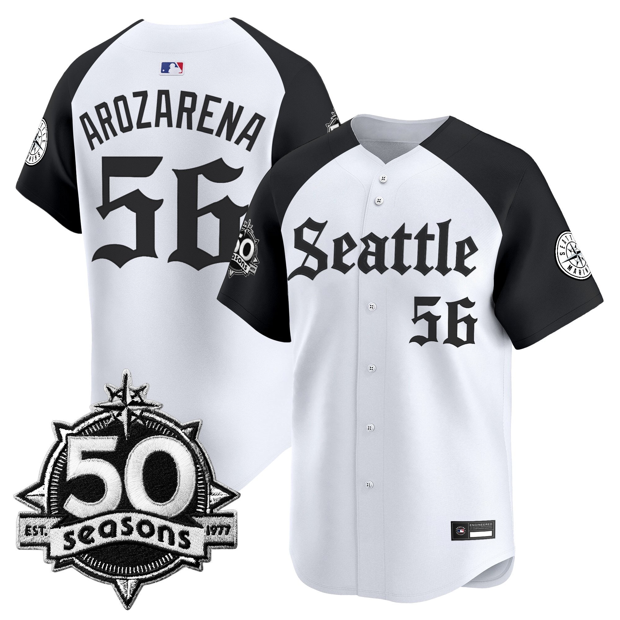Men’s 50 Seasons Patch Vapor Premier Limited Jersey – Gothic Edition