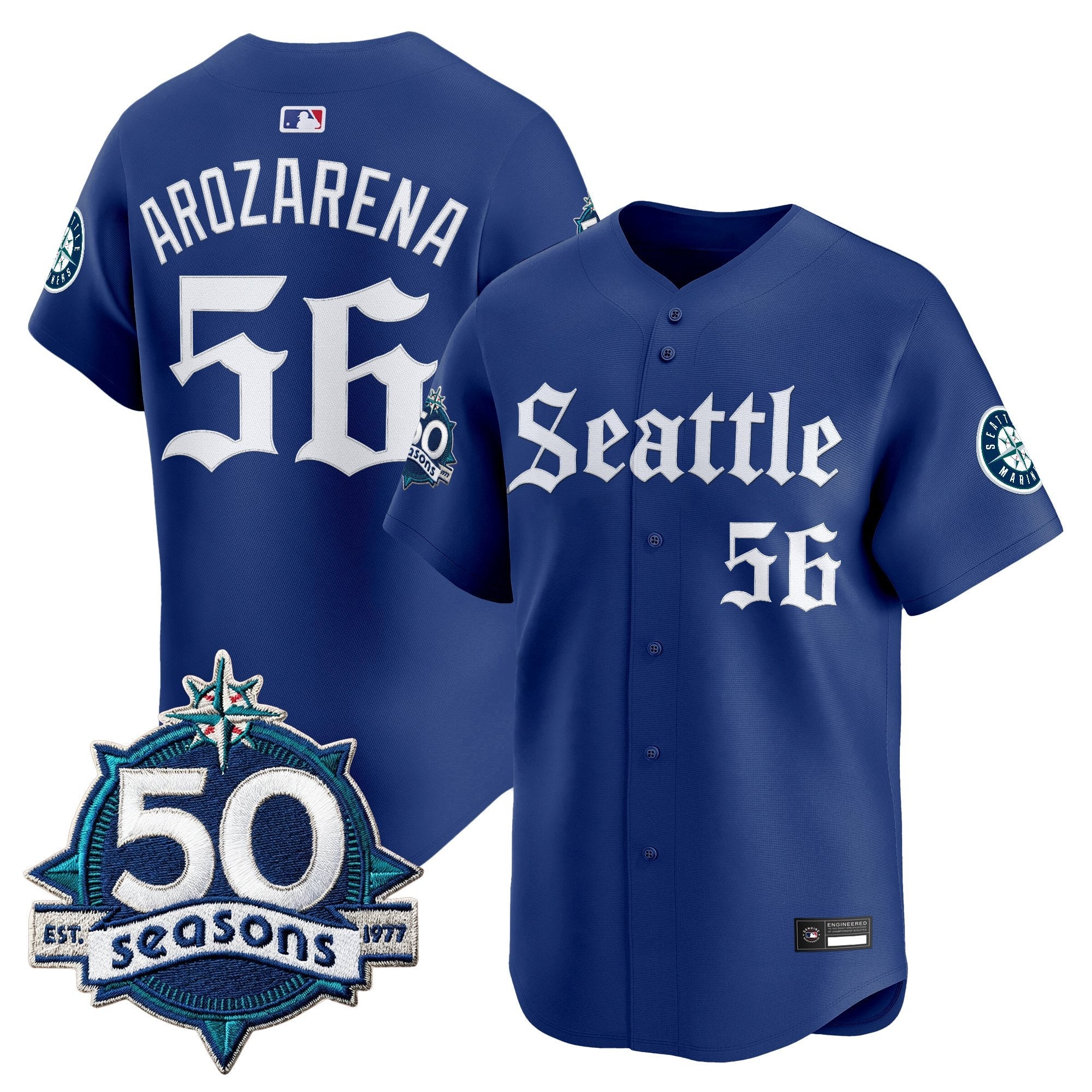 Men’s 50 Seasons Patch Vapor Premier Limited Jersey – Gothic Edition