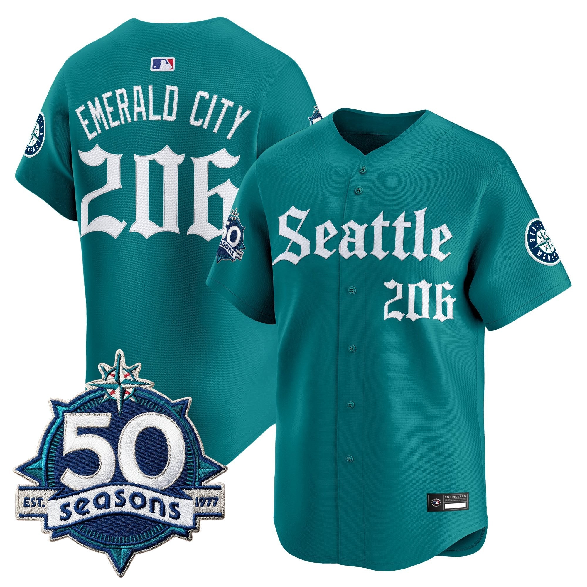 Men’s 50 Seasons Patch Vapor Premier Limited Jersey – Gothic Edition
