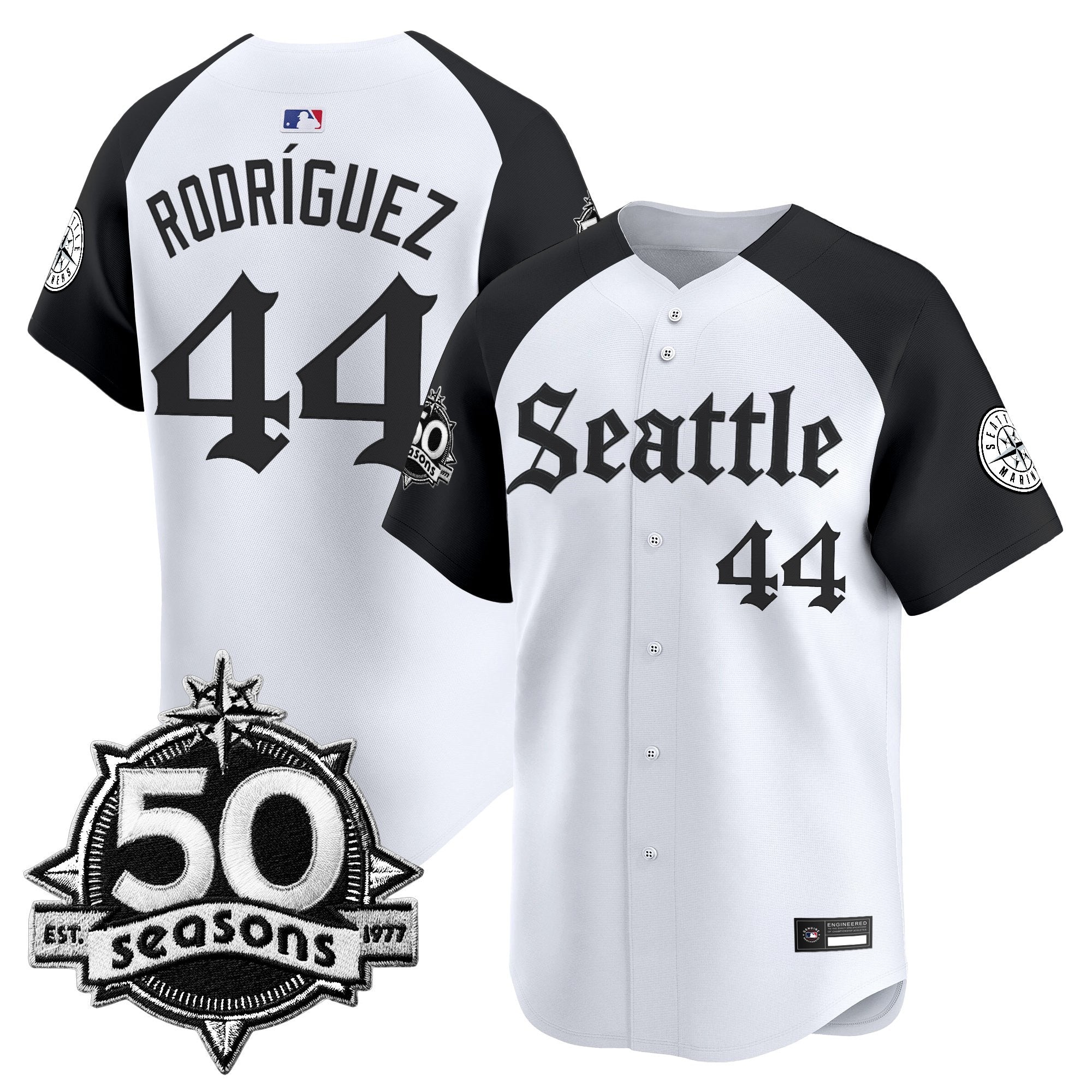 Men’s 50 Seasons Patch Vapor Premier Limited Jersey – Gothic Edition