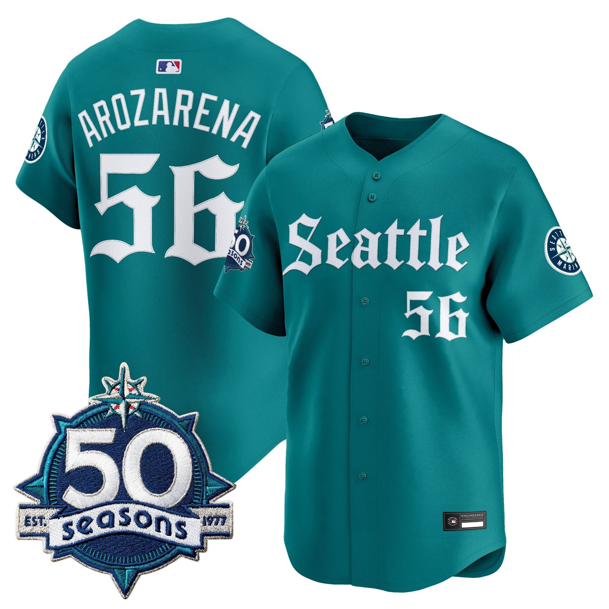 Men’s 50 Seasons Patch Vapor Premier Limited Jersey – Gothic Edition