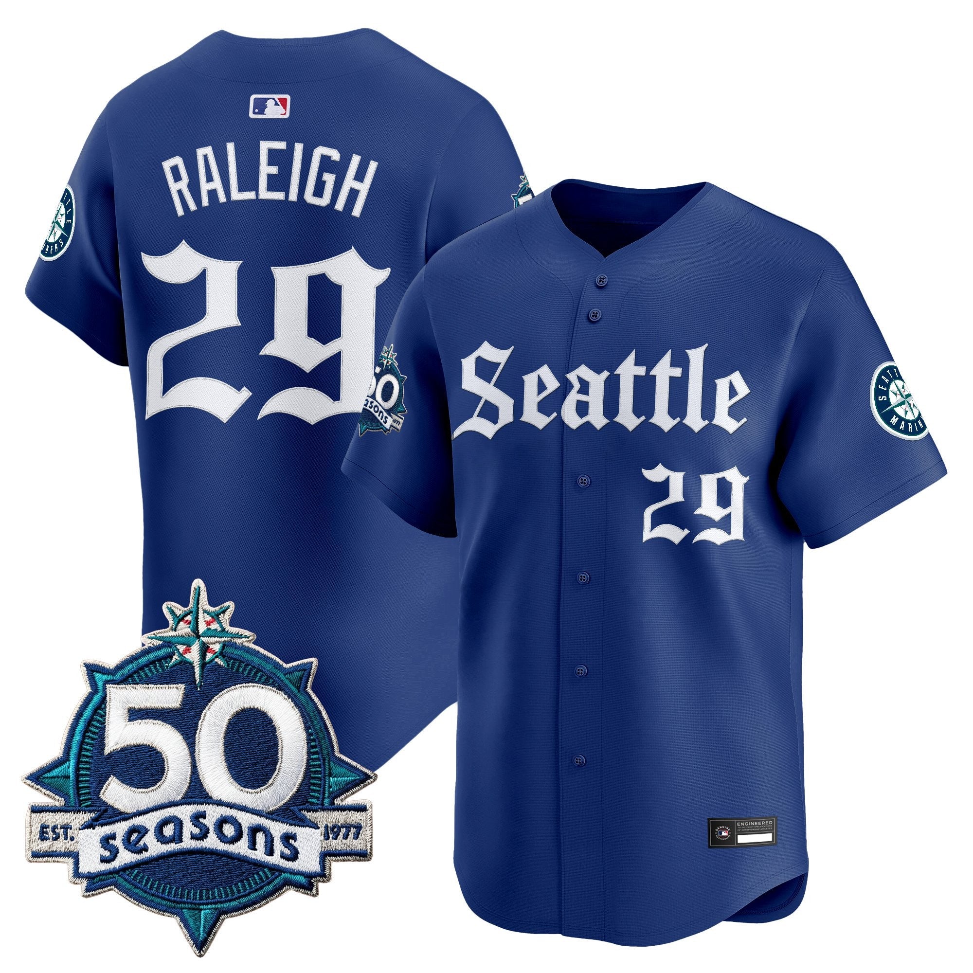 Men’s 50 Seasons Patch Vapor Premier Limited Jersey – Gothic Edition
