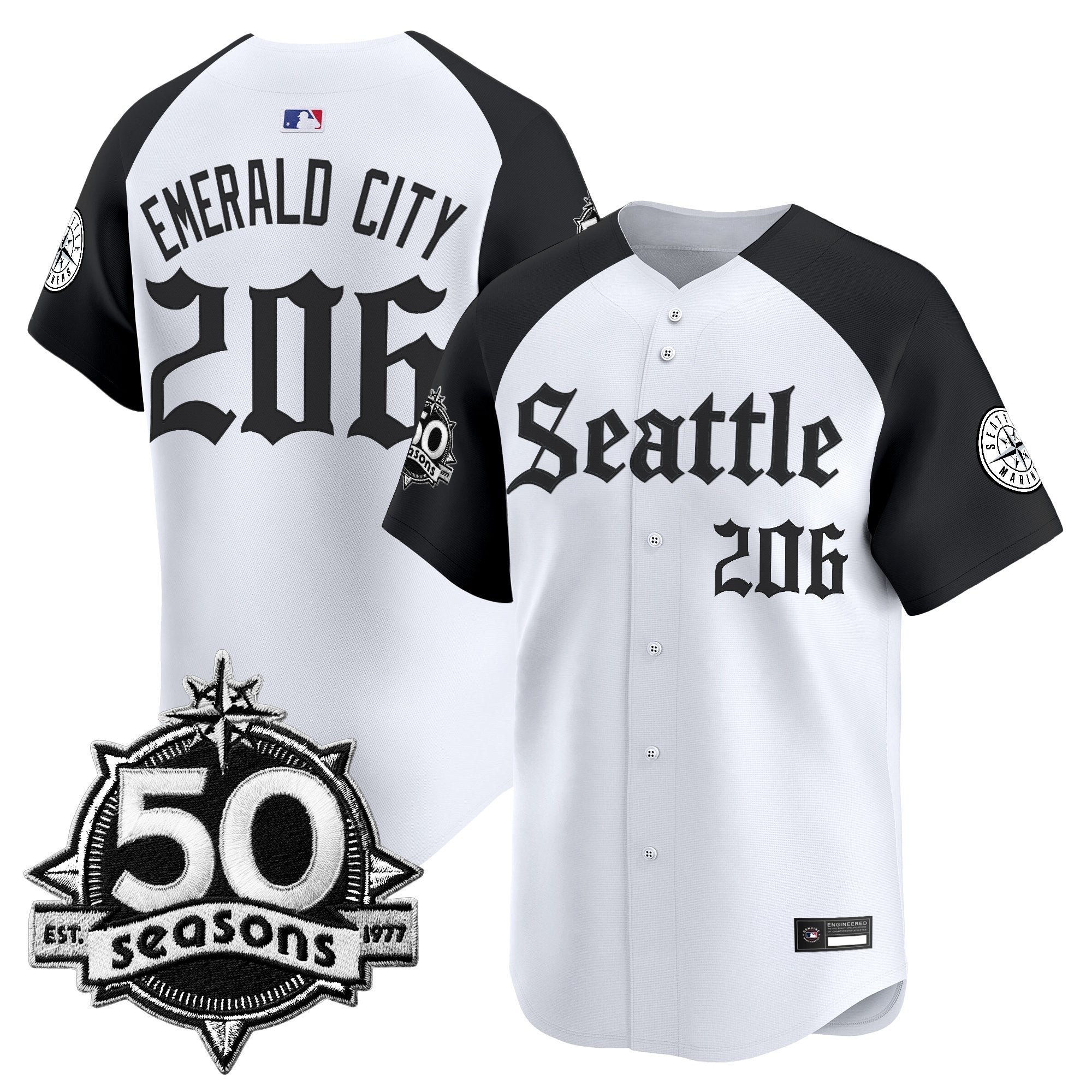 Men’s 50 Seasons Patch Vapor Premier Limited Jersey – Gothic Edition