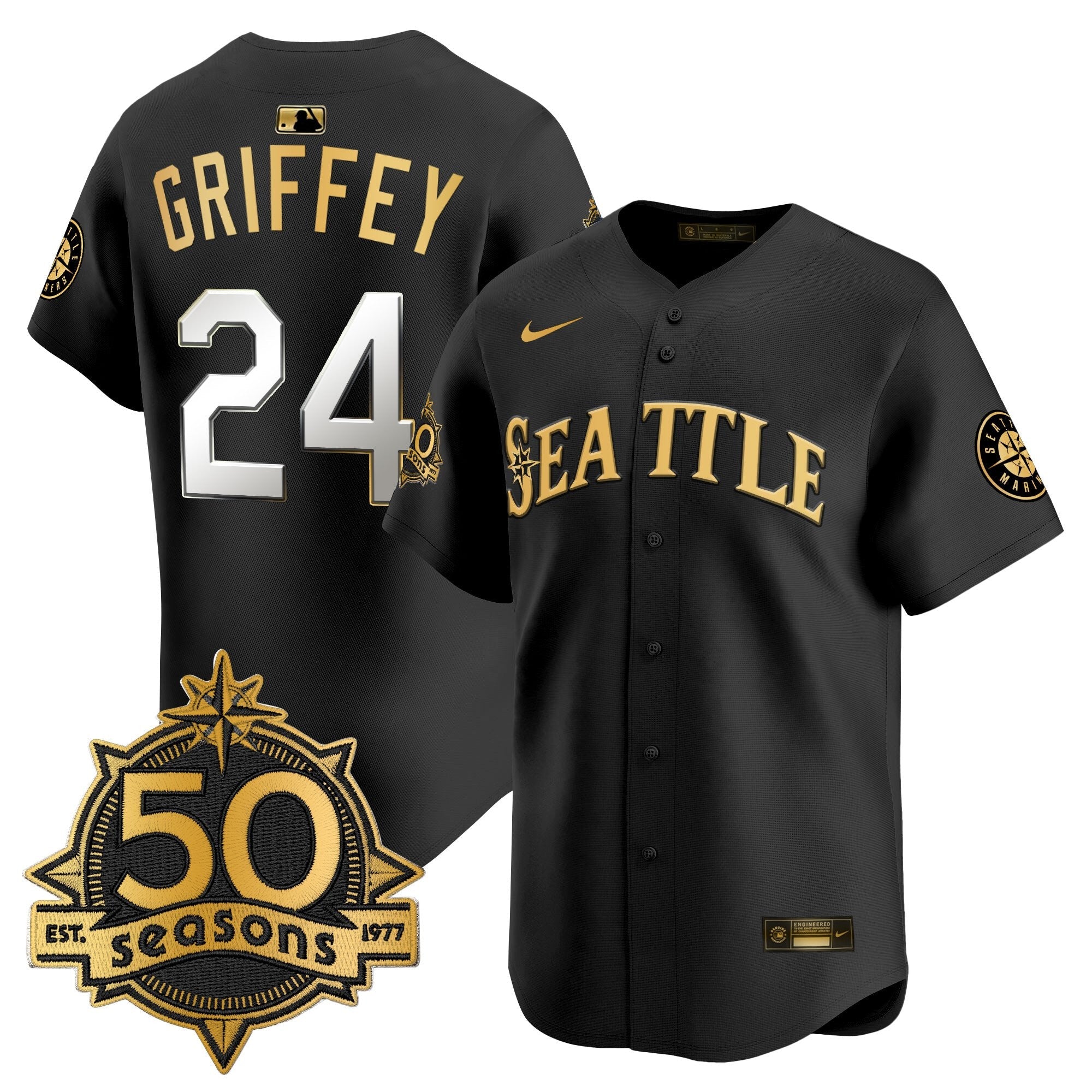Men’s 50 Seasons Patch Vapor Premier Limited Jersey