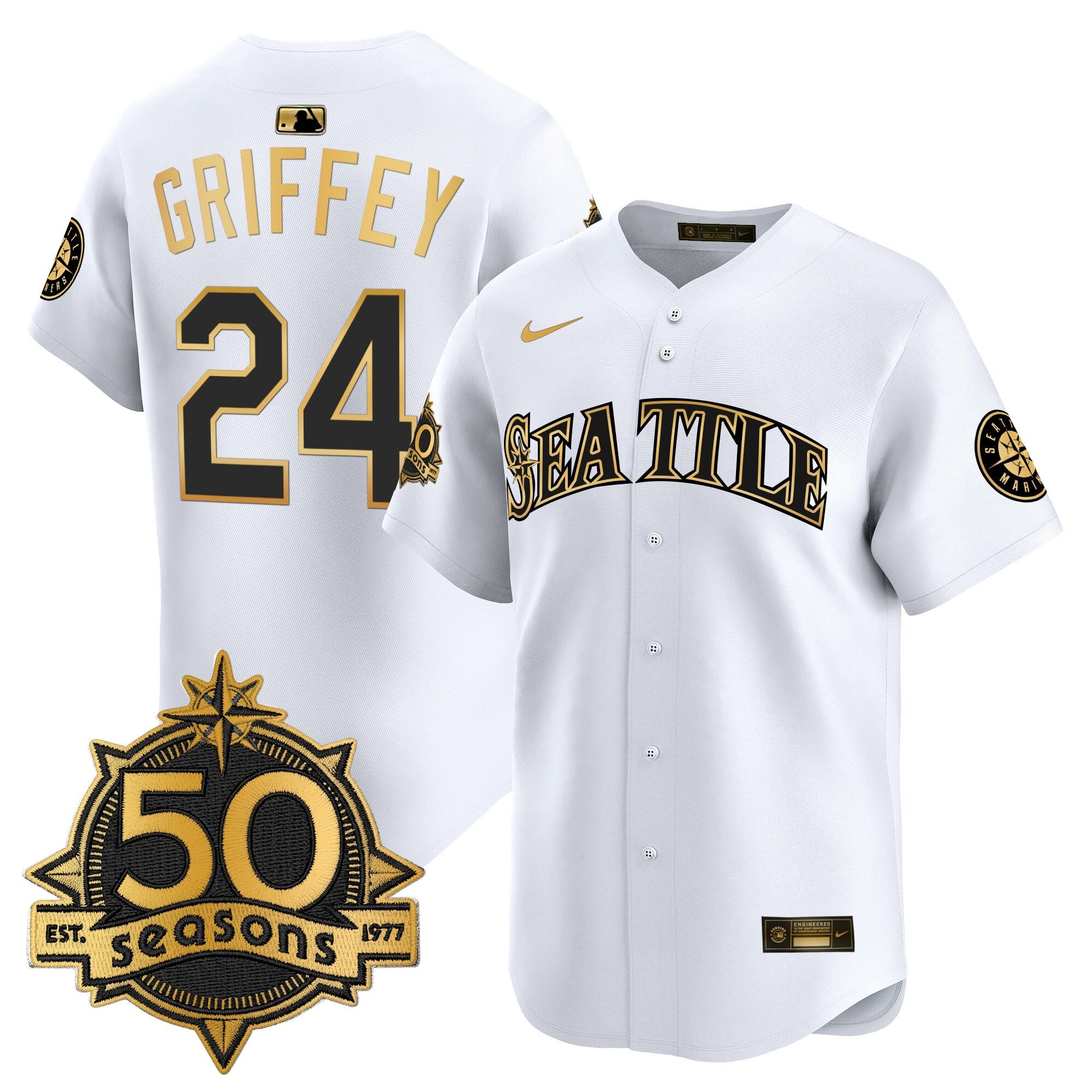Men’s 50 Seasons Patch Vapor Premier Limited Jersey