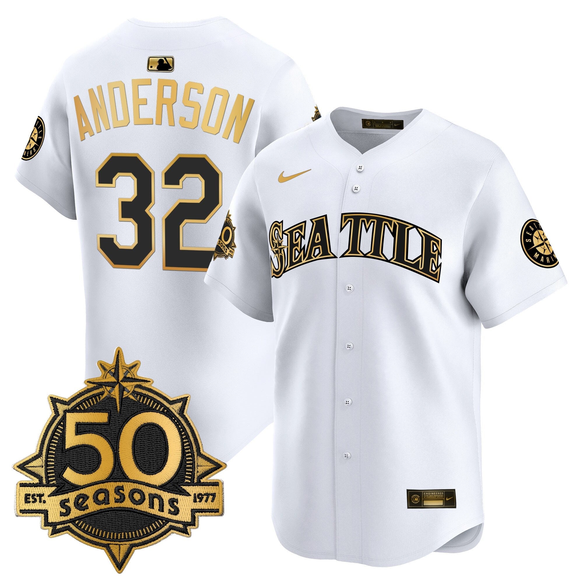 Men’s 50 Seasons Patch Vapor Premier Limited Jersey
