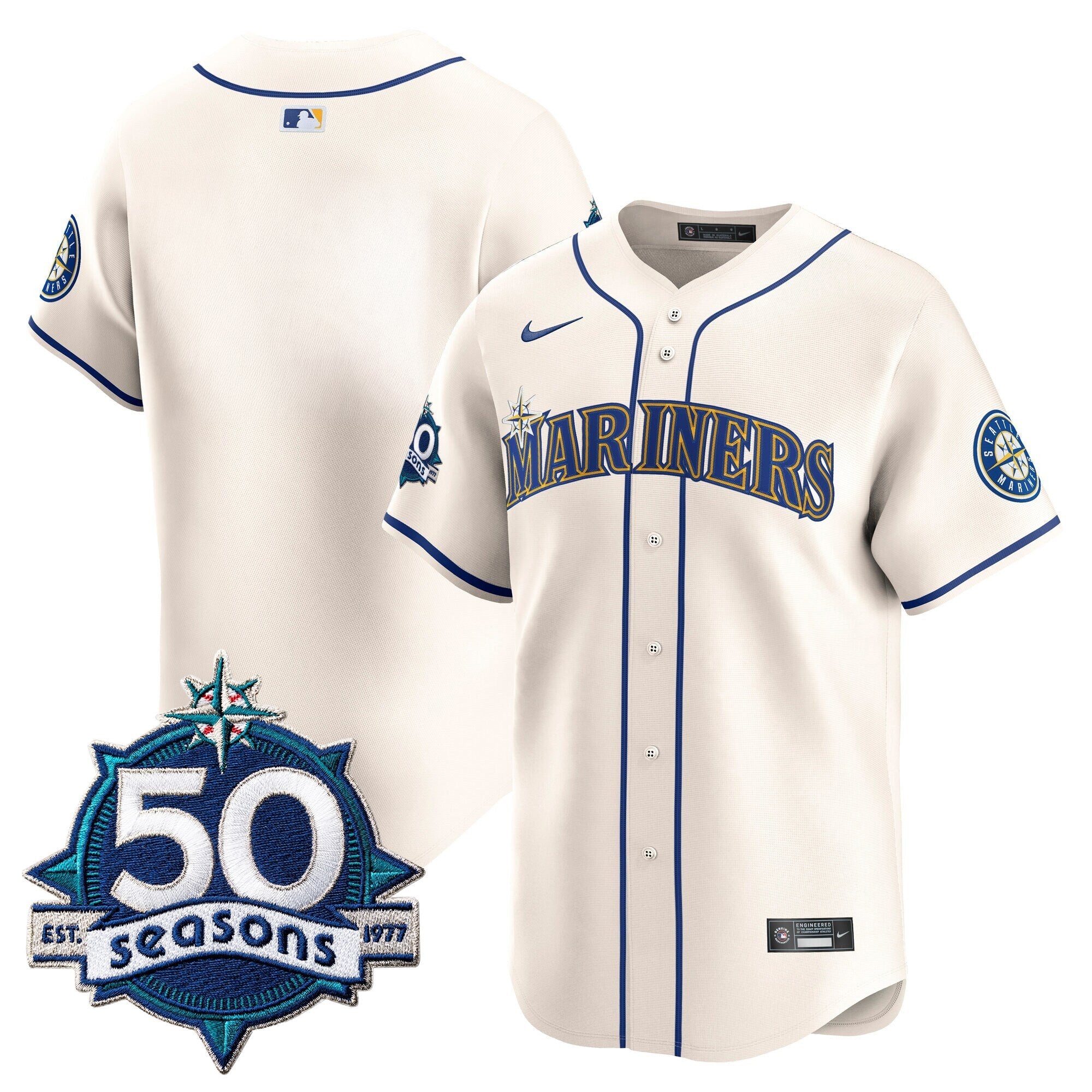 Men’s 50 Seasons Patch Vapor Premier Limited Jersey