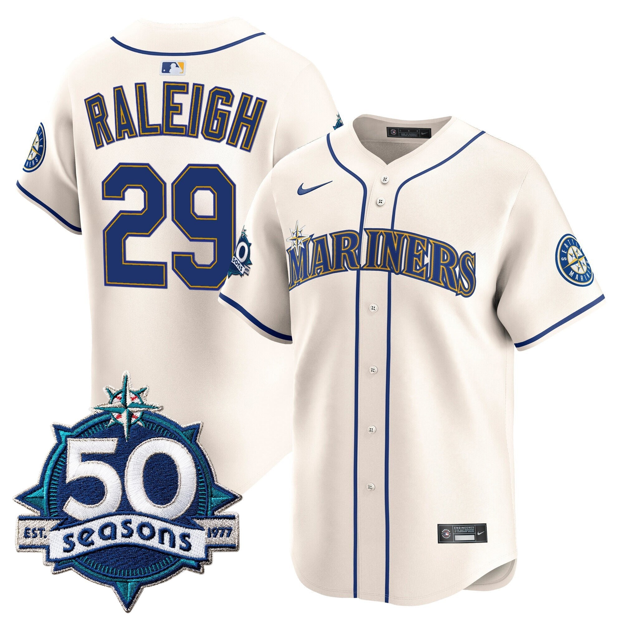 Men’s 50 Seasons Patch Vapor Premier Limited Jersey