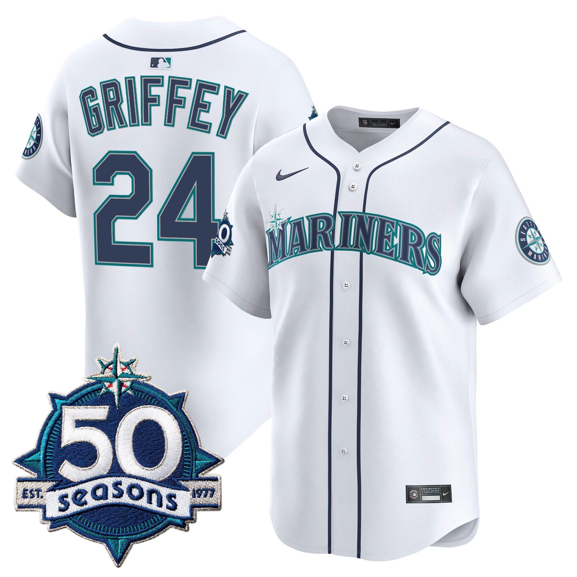 Men’s 50 Seasons Patch Vapor Premier Limited Jersey