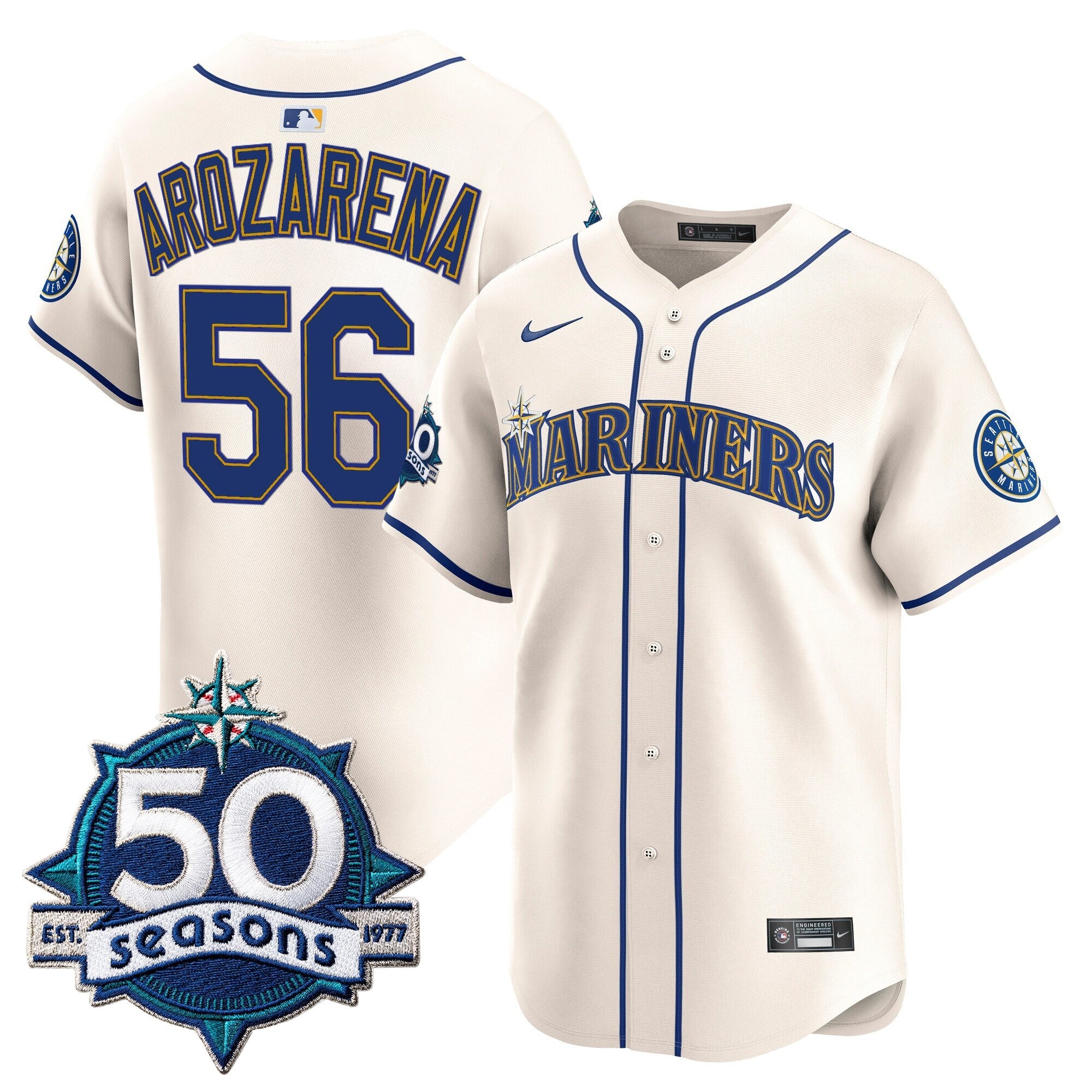 Men’s 50 Seasons Patch Vapor Premier Limited Jersey