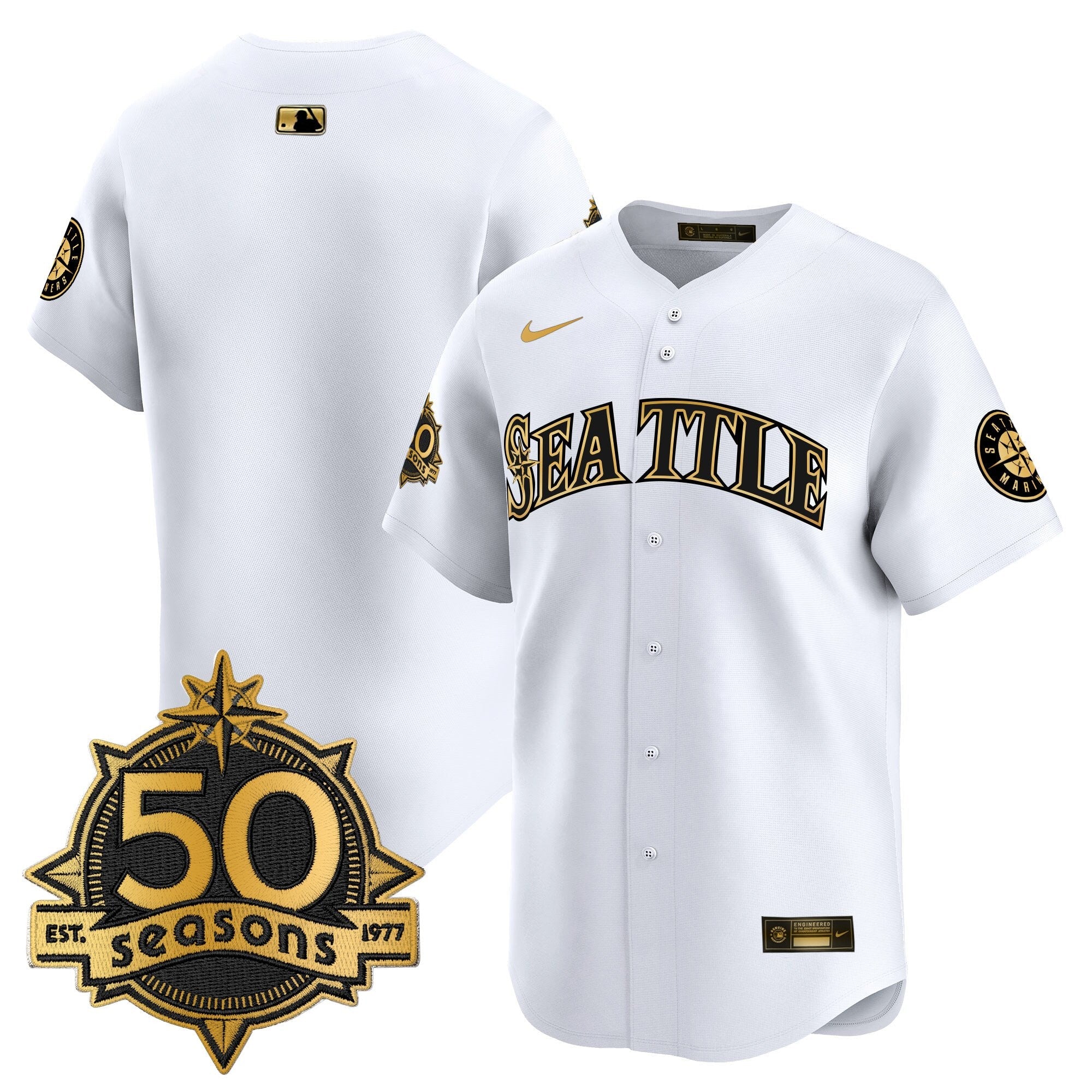 Men’s 50 Seasons Patch Vapor Premier Limited Jersey
