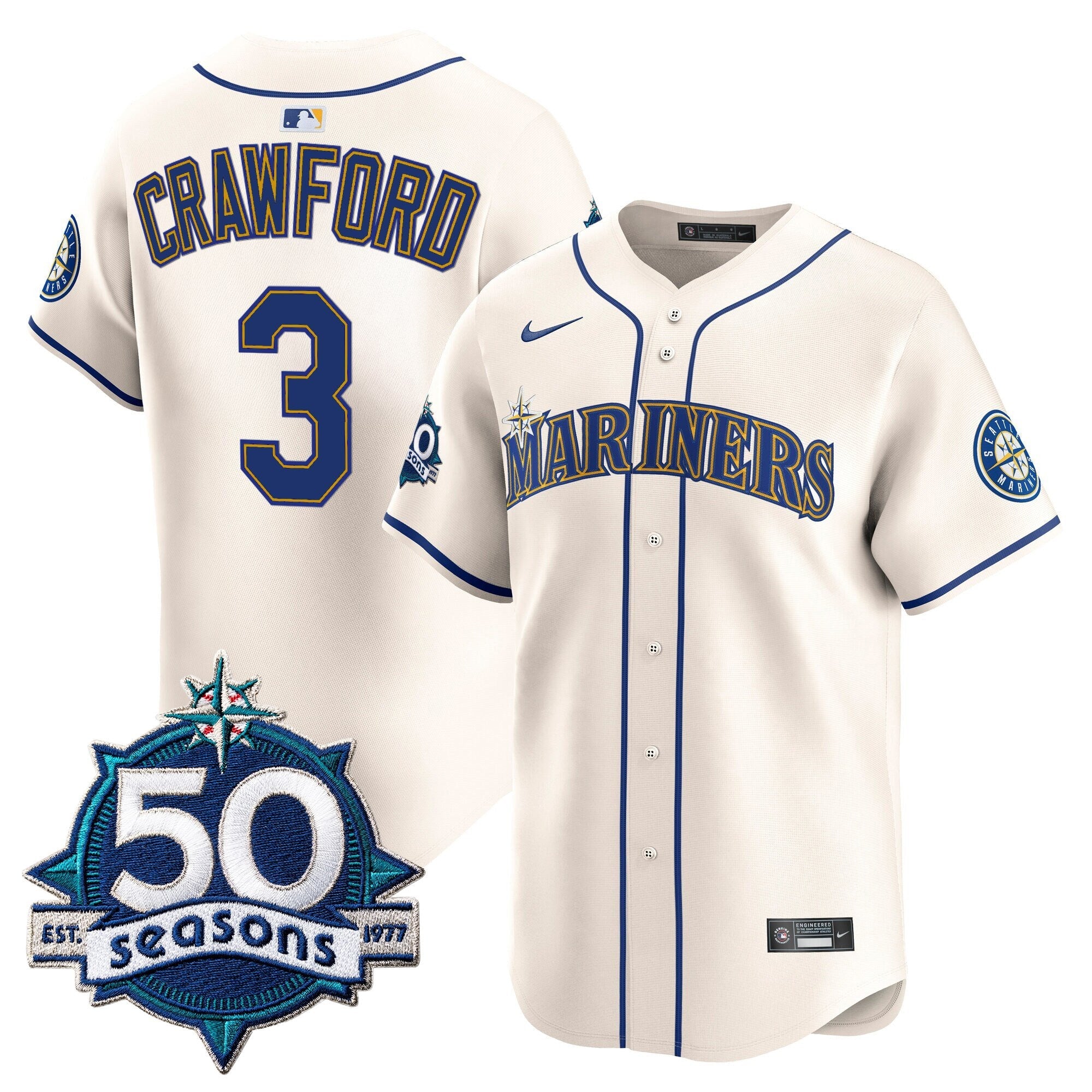 Men’s 50 Seasons Patch Vapor Premier Limited Jersey