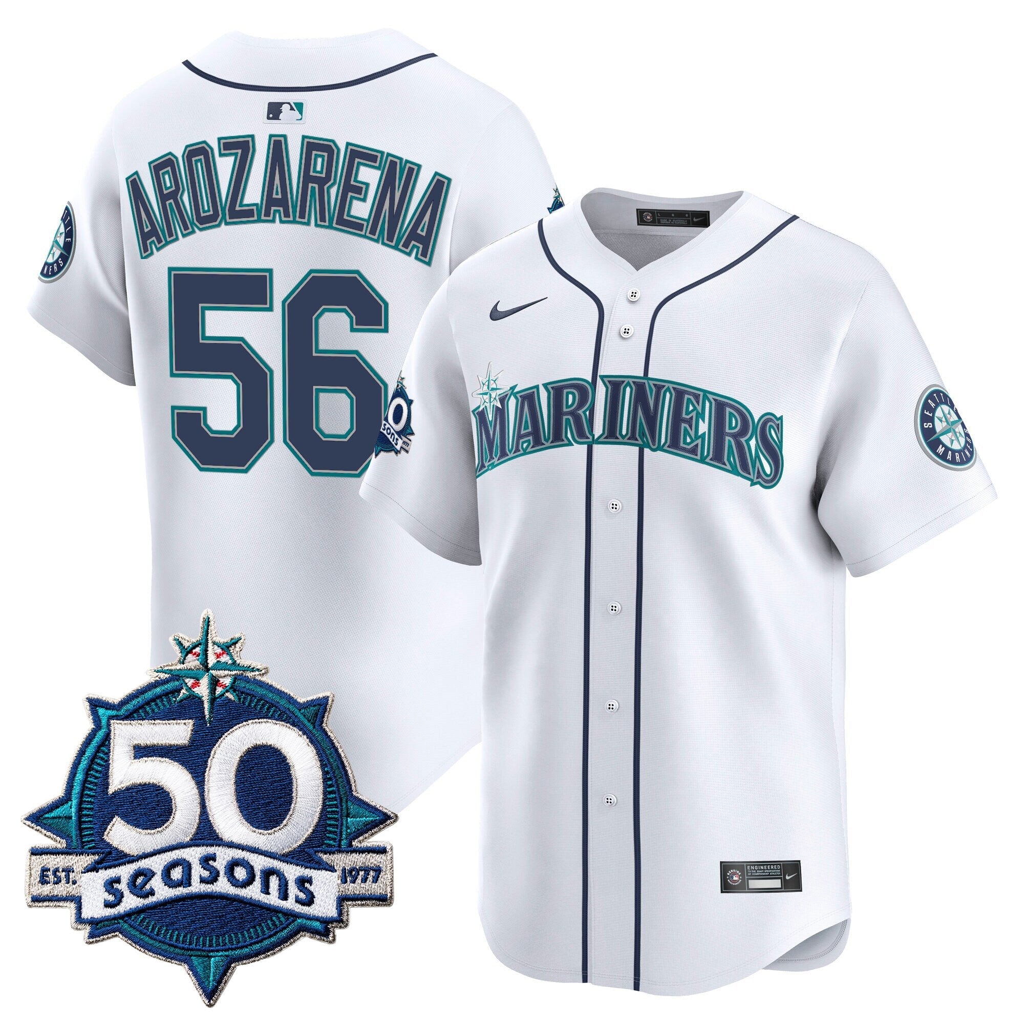 Men’s 50 Seasons Patch Vapor Premier Limited Jersey