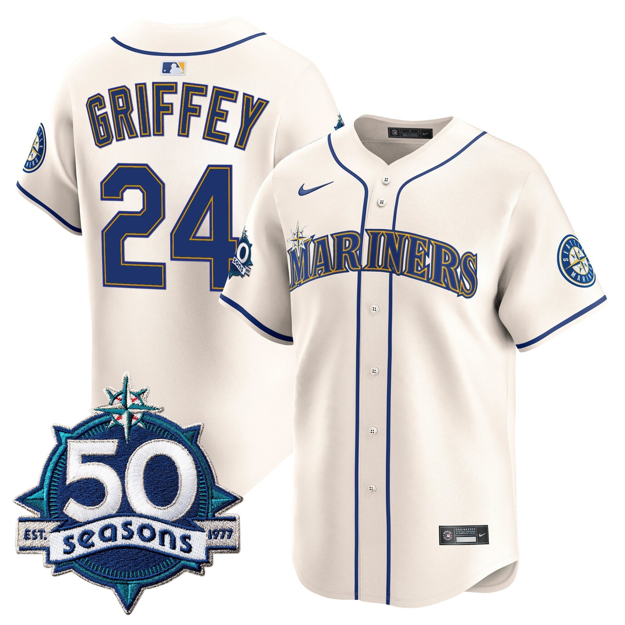 Men’s 50 Seasons Patch Vapor Premier Limited Jersey
