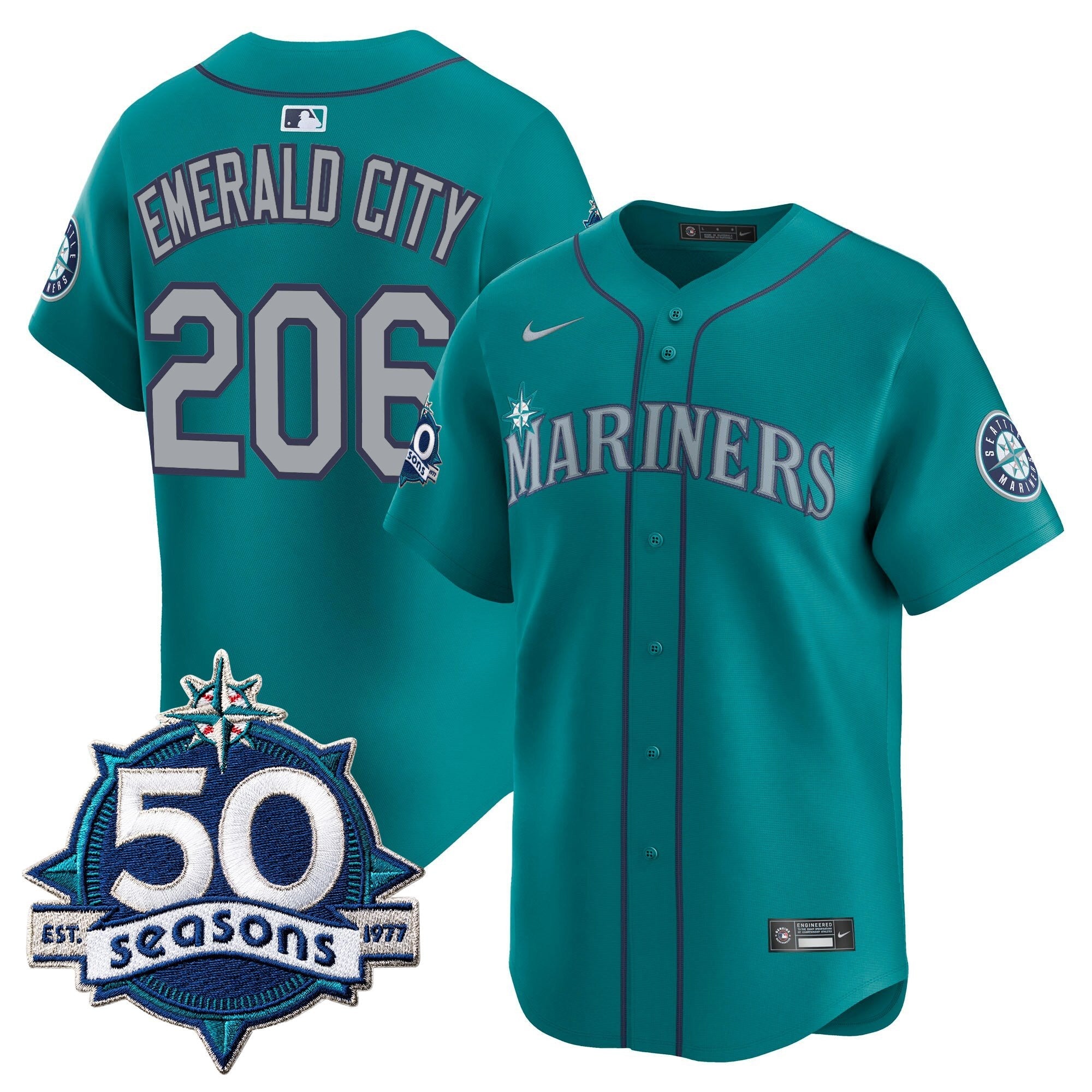Men’s 50 Seasons Patch Vapor Premier Limited Jersey