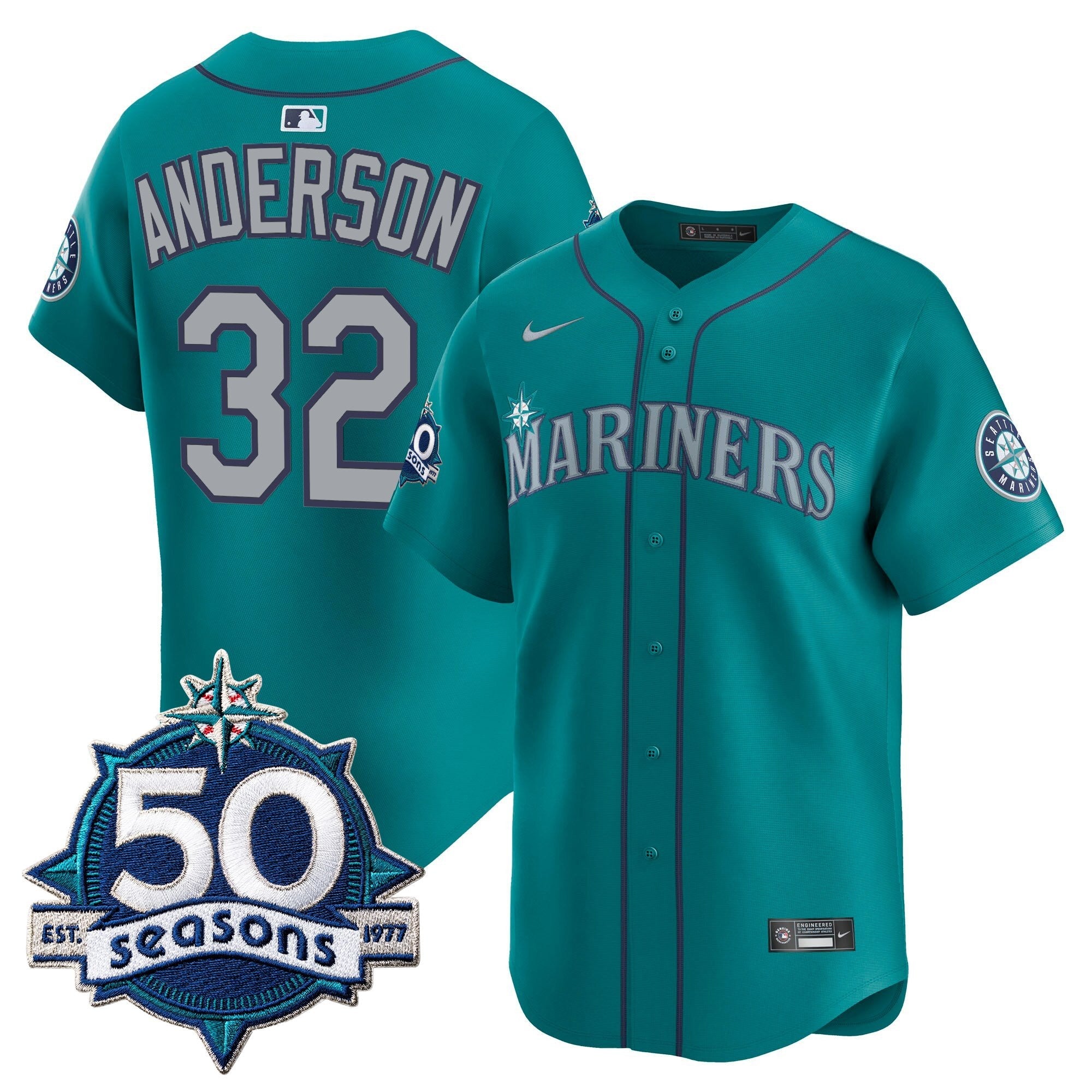 Men’s 50 Seasons Patch Vapor Premier Limited Jersey