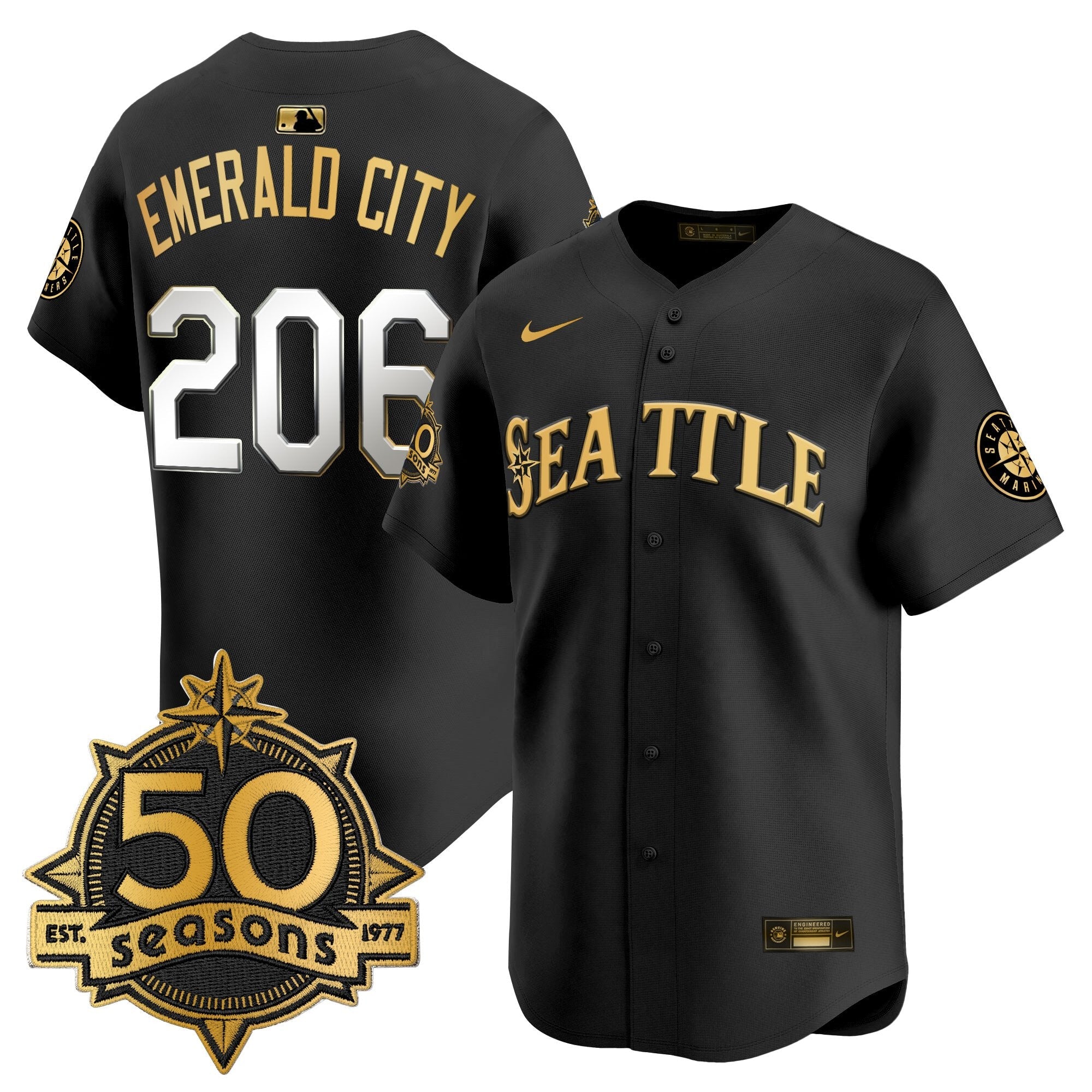 Men’s 50 Seasons Patch Vapor Premier Limited Jersey