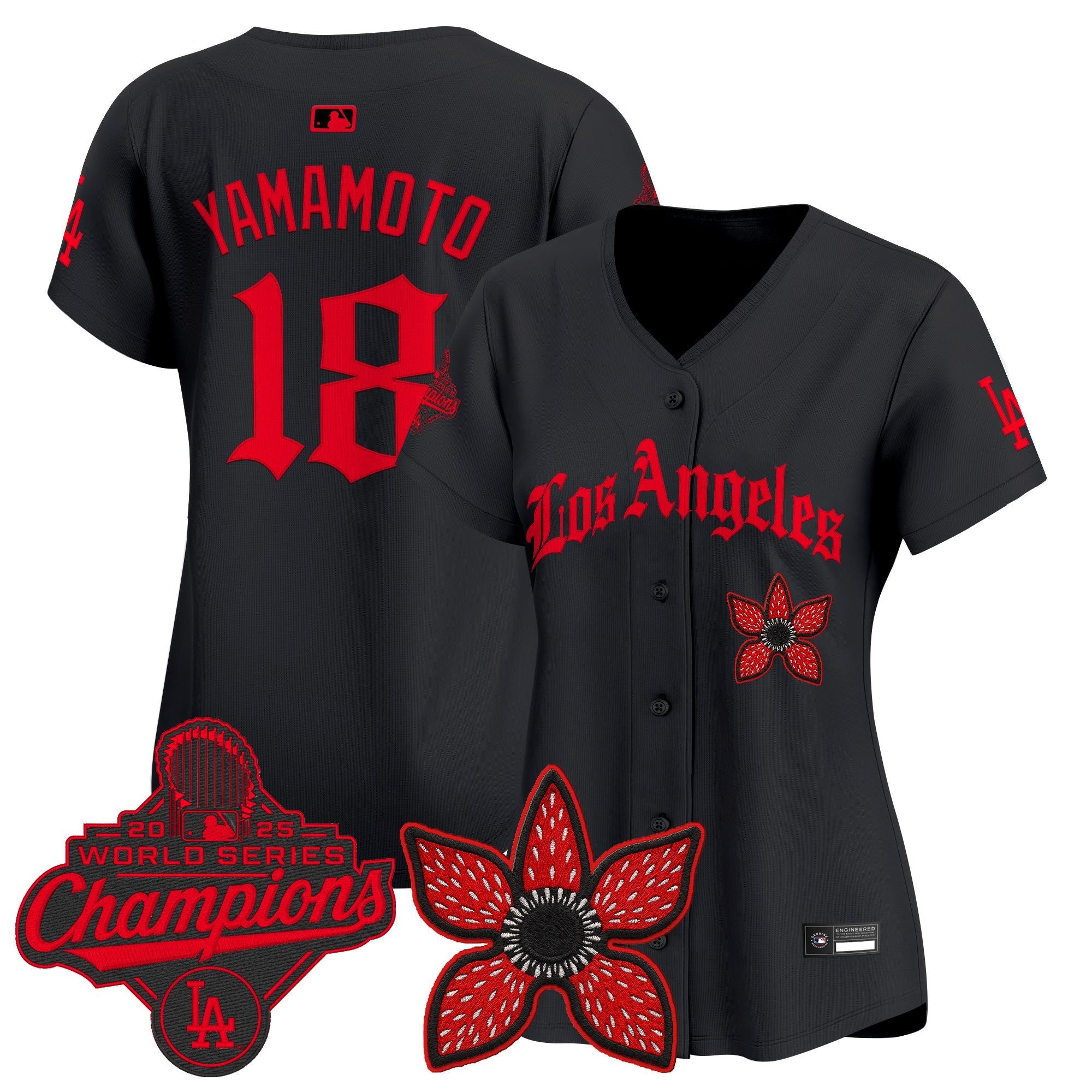 2025 World Series Champions x Stranger Things Vapor Premier Jersey