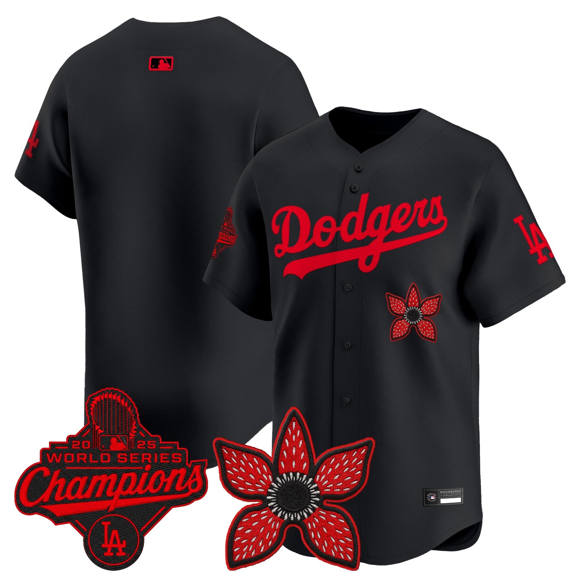 ‘Stranger Things Edition’ Vapor Premier Jersey – 2025 World Series Champions Patch