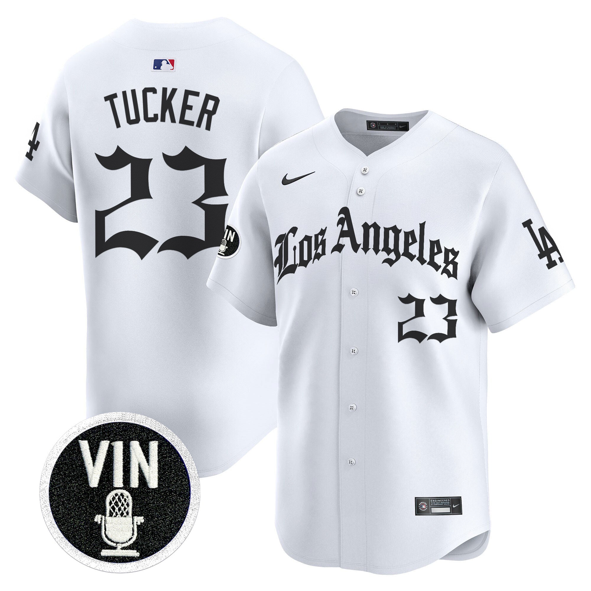 #23 Kyle Tucker Los Angeles “LA Gothic Style” Vapor Premier Limited Jersey
