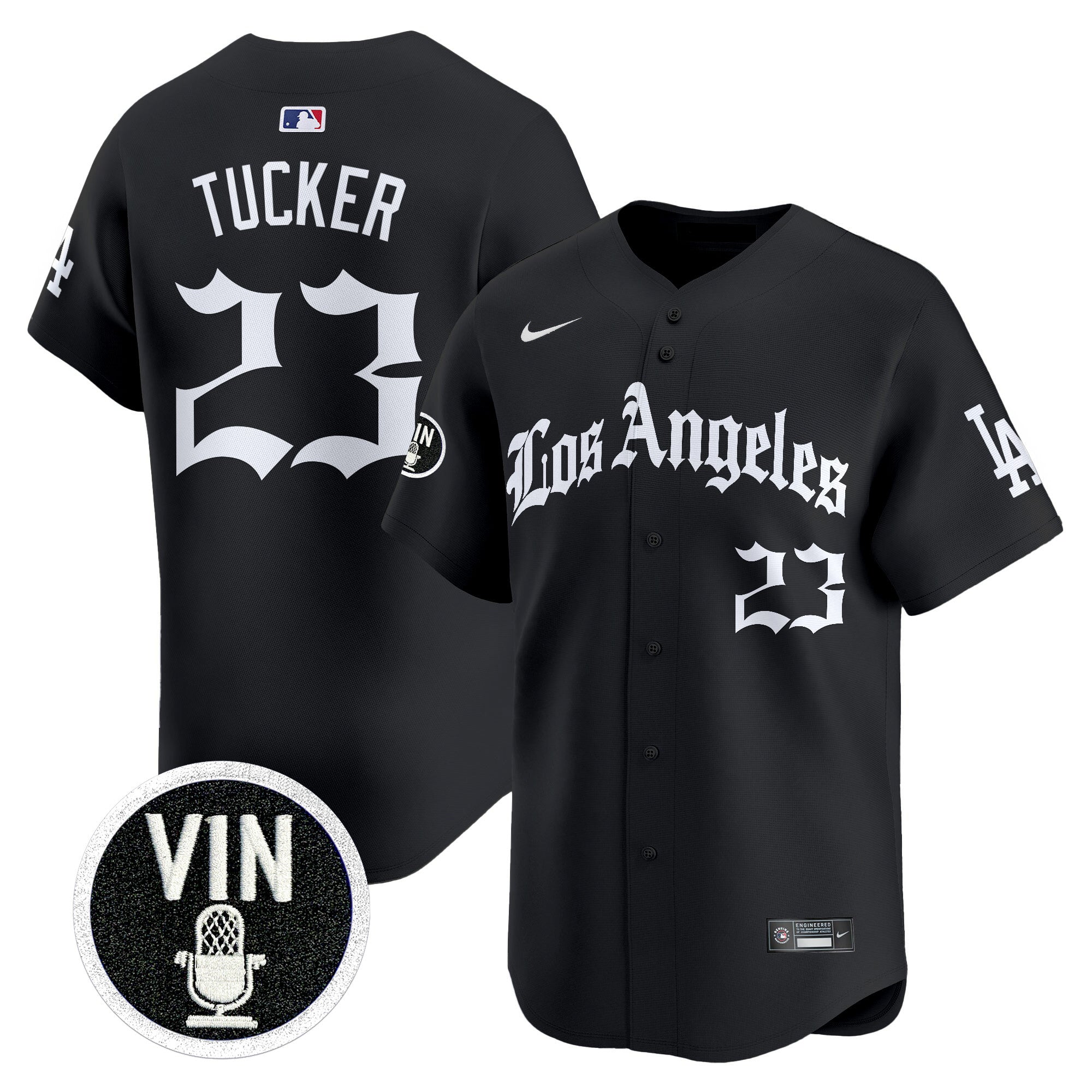 #23 Kyle Tucker Los Angeles “LA Gothic Style” Vapor Premier Limited Jersey