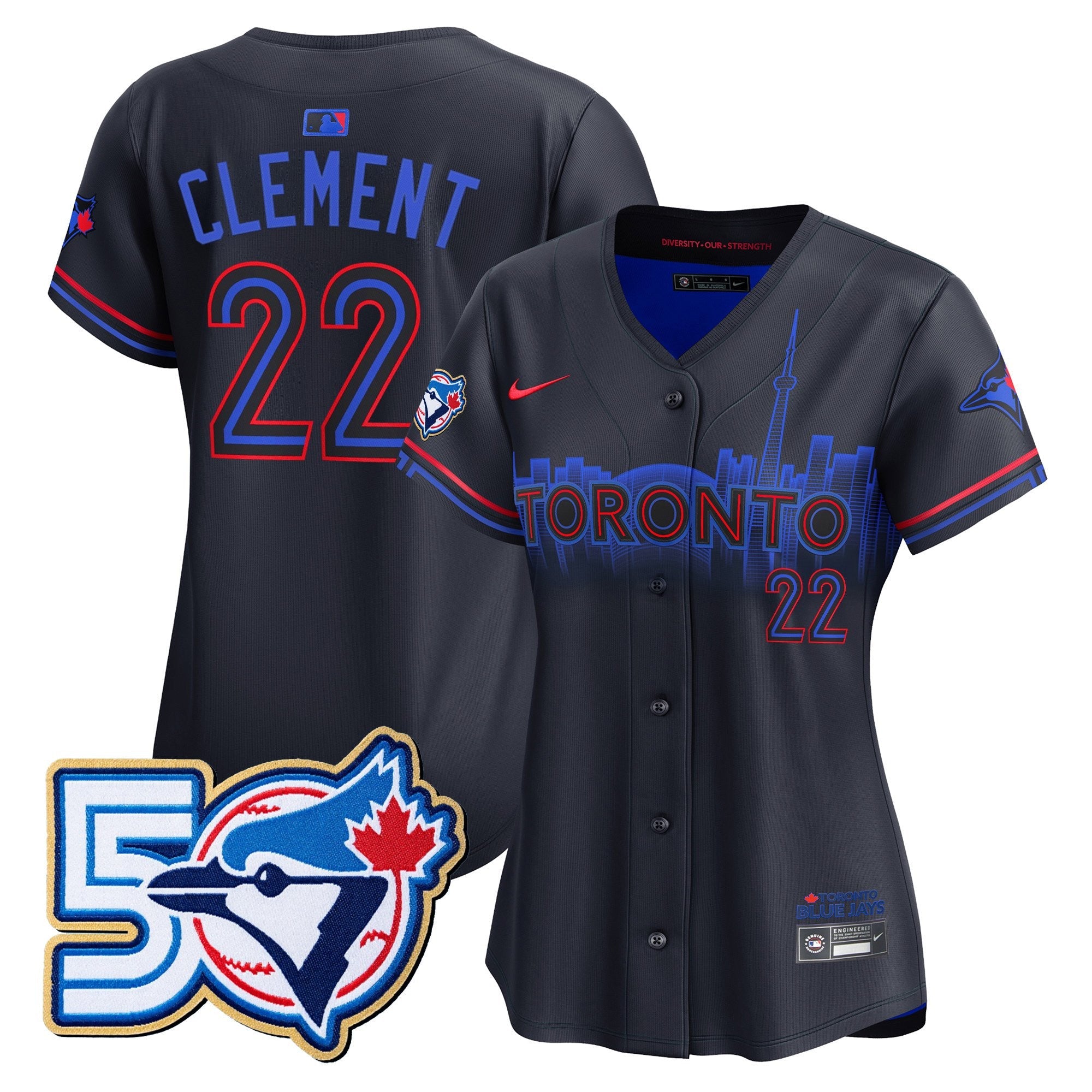 Women’s 50 Seasons Patch Vapor Premier Limited Jersey